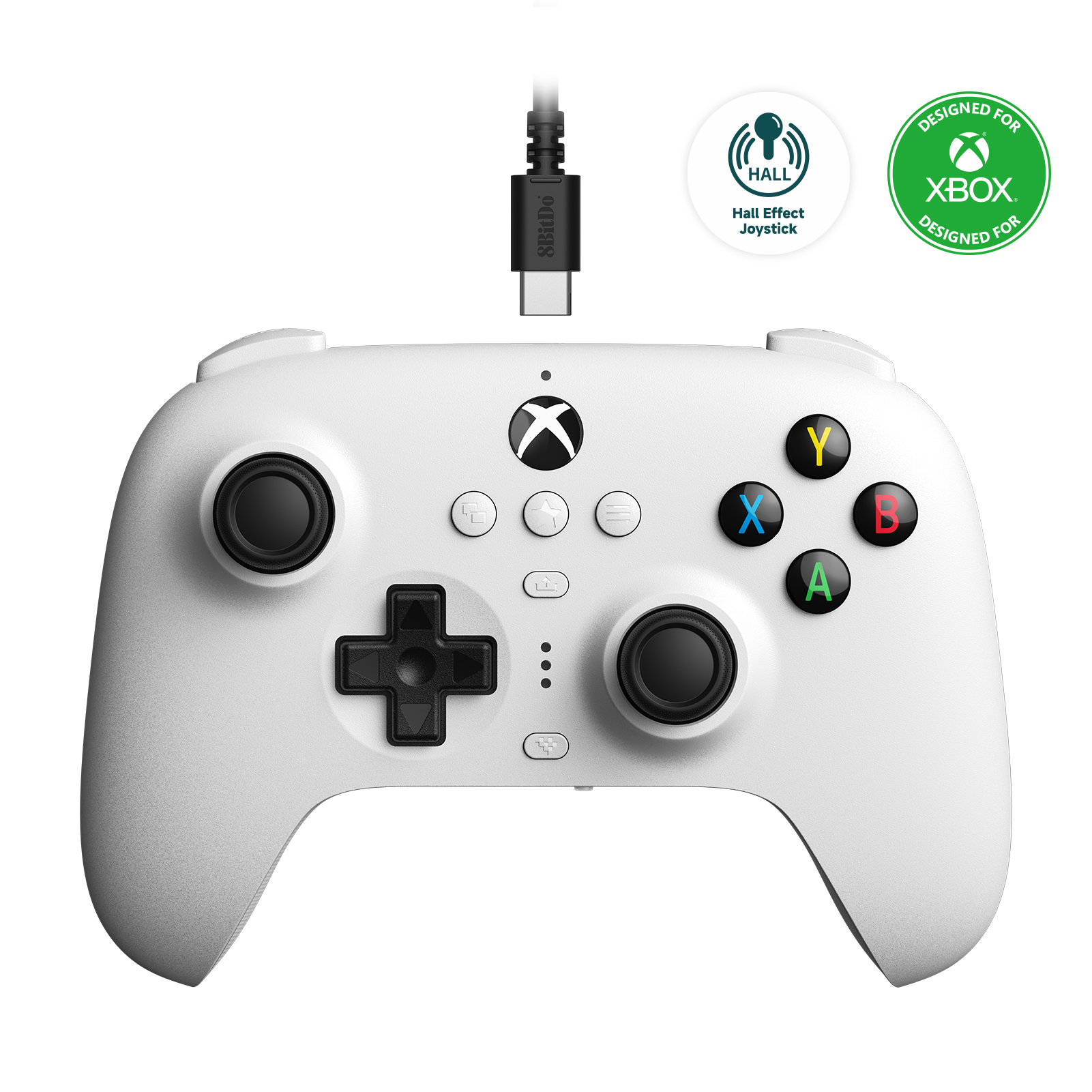 8BitDo Ultimate Wired Controller for Xbox Hall Ed/ White v:5951075 8BitDo Ultimate Wired Controller for Xbox Hall Ed/ White v:5951075