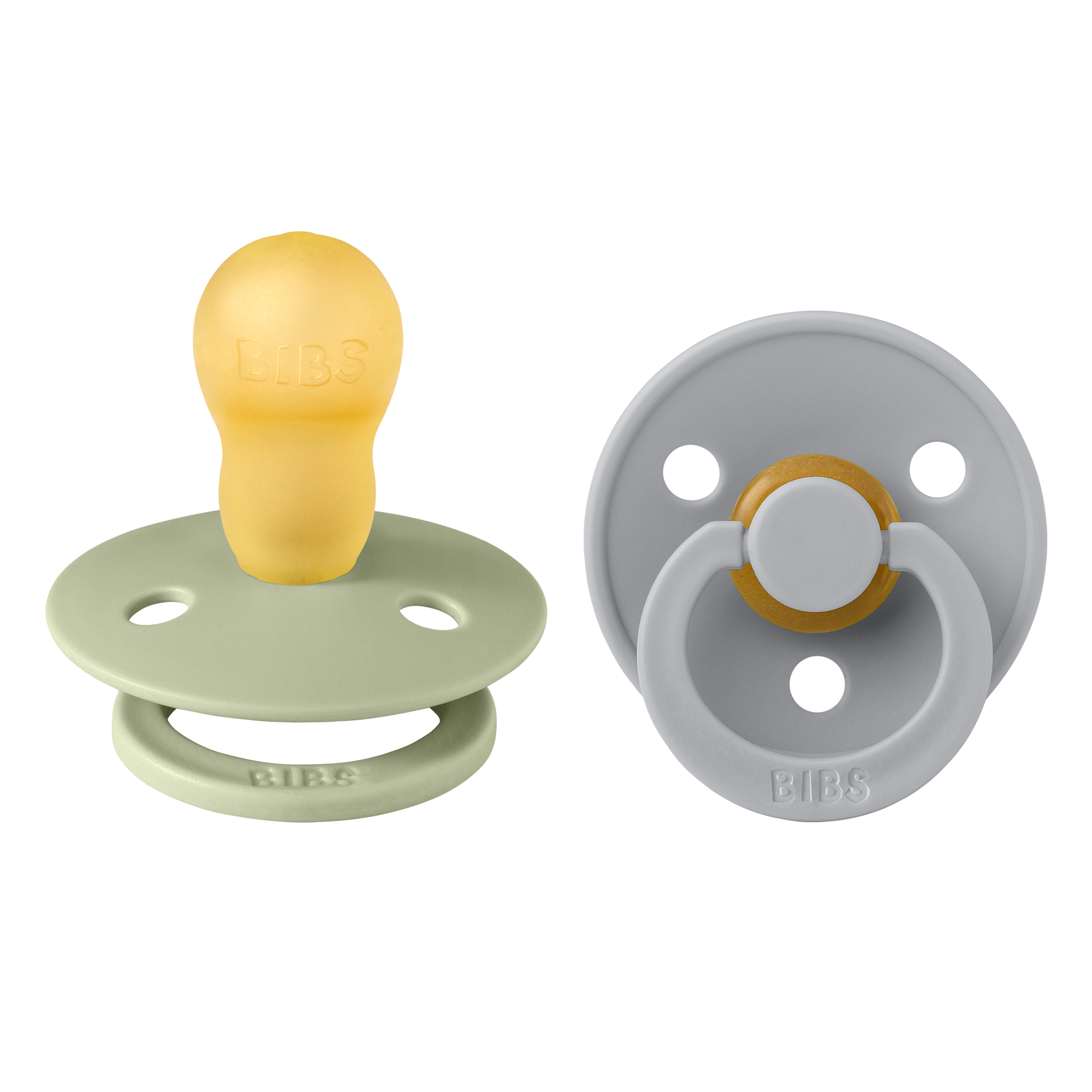 BIBS – Pacifier Colour 2 PACK – Sage/Cloud – Size 3 v:2494354