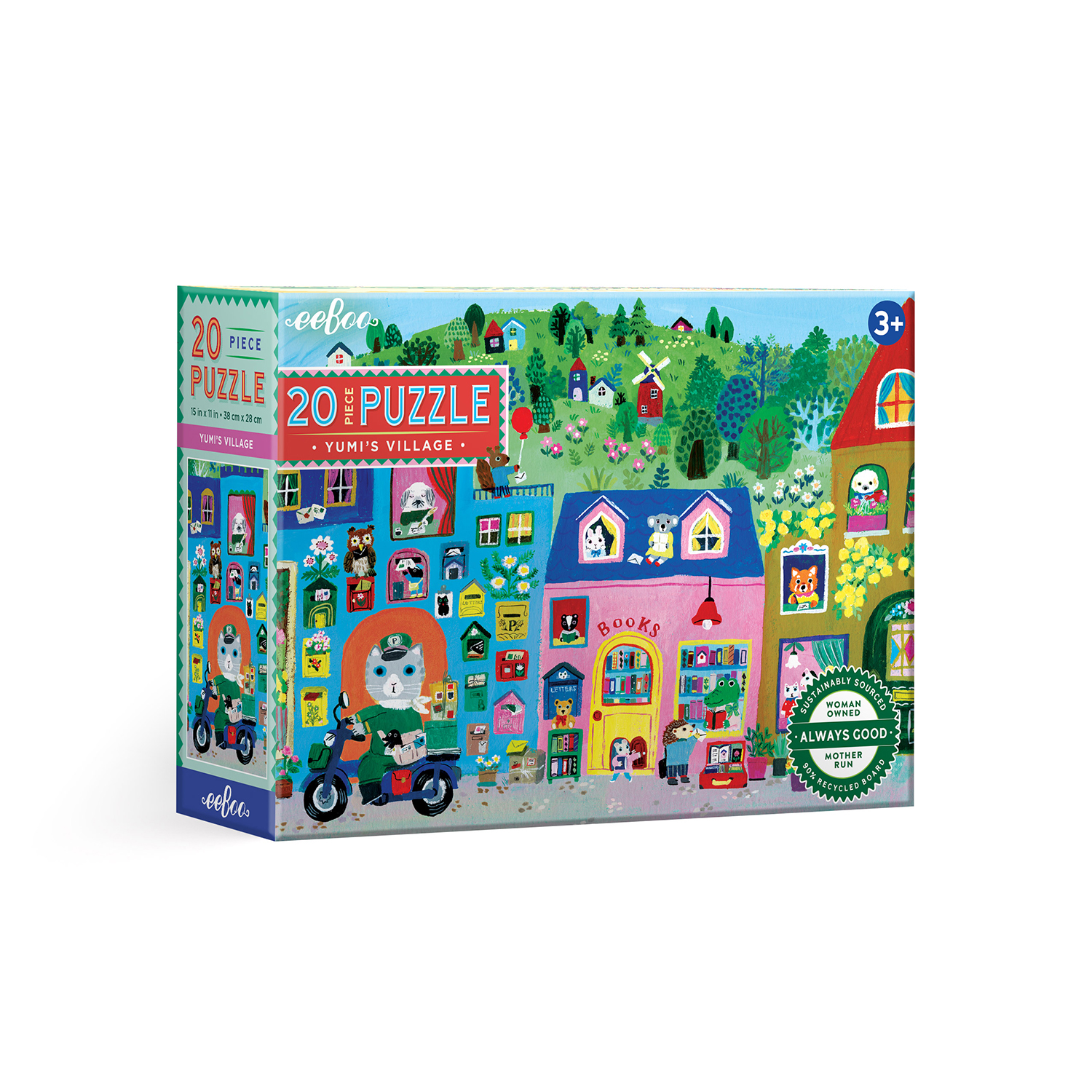 Eeboo – Puzzle 20 pcs – Yumi's Village (EPZY863) v:9897666 Eeboo – Puzzle 20 pcs – Yumi's Village (EPZY863) v:9897666
