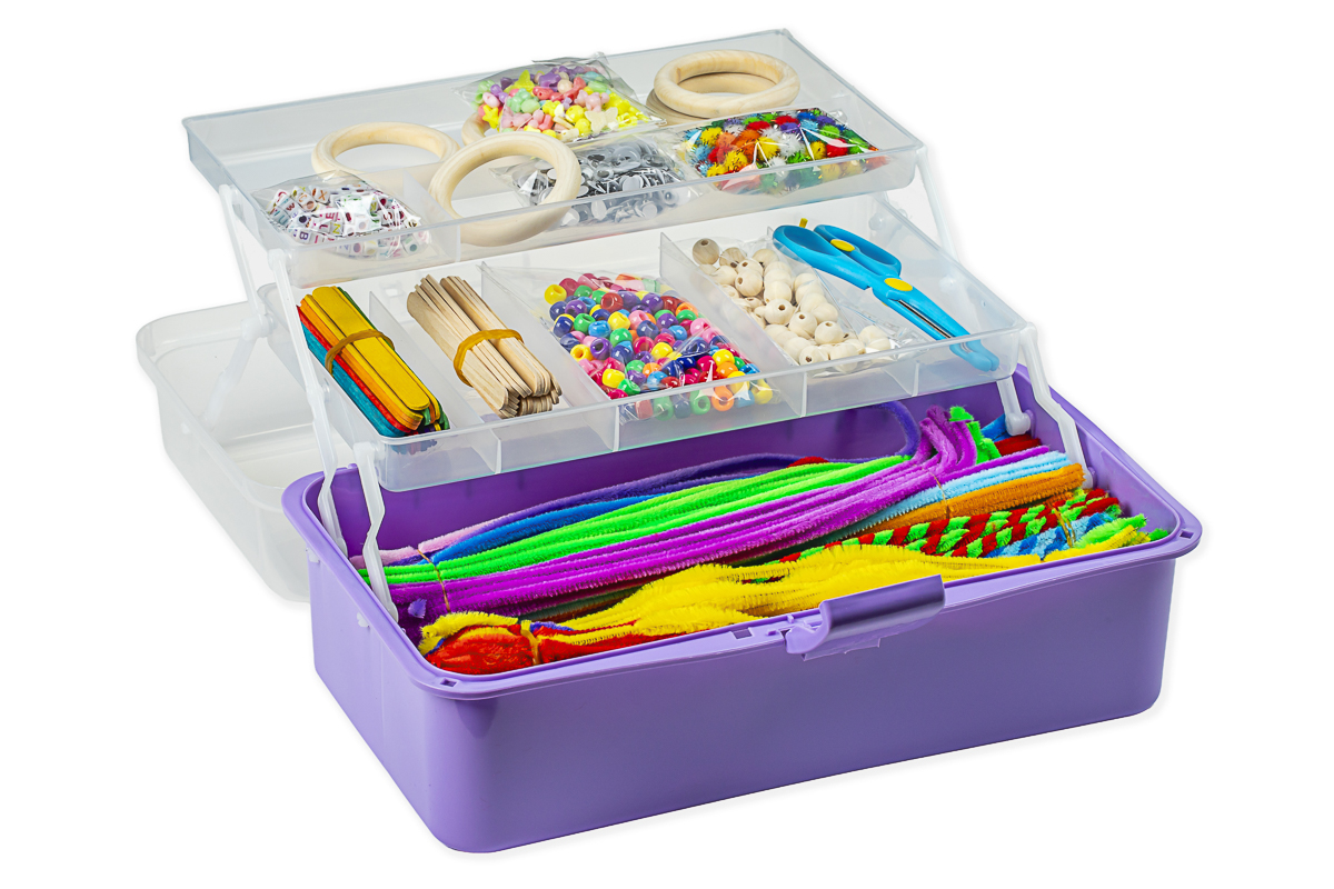 Hobby box purple with approx. 1700 parts (736574) v:7078943