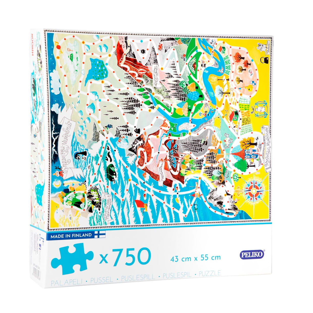 Moomin – Puzzle 750 pieces, Moominvalley (40855368) v:3898135 Moomin – Puzzle 750 pieces, Moominvalley (40855368) v:3898135