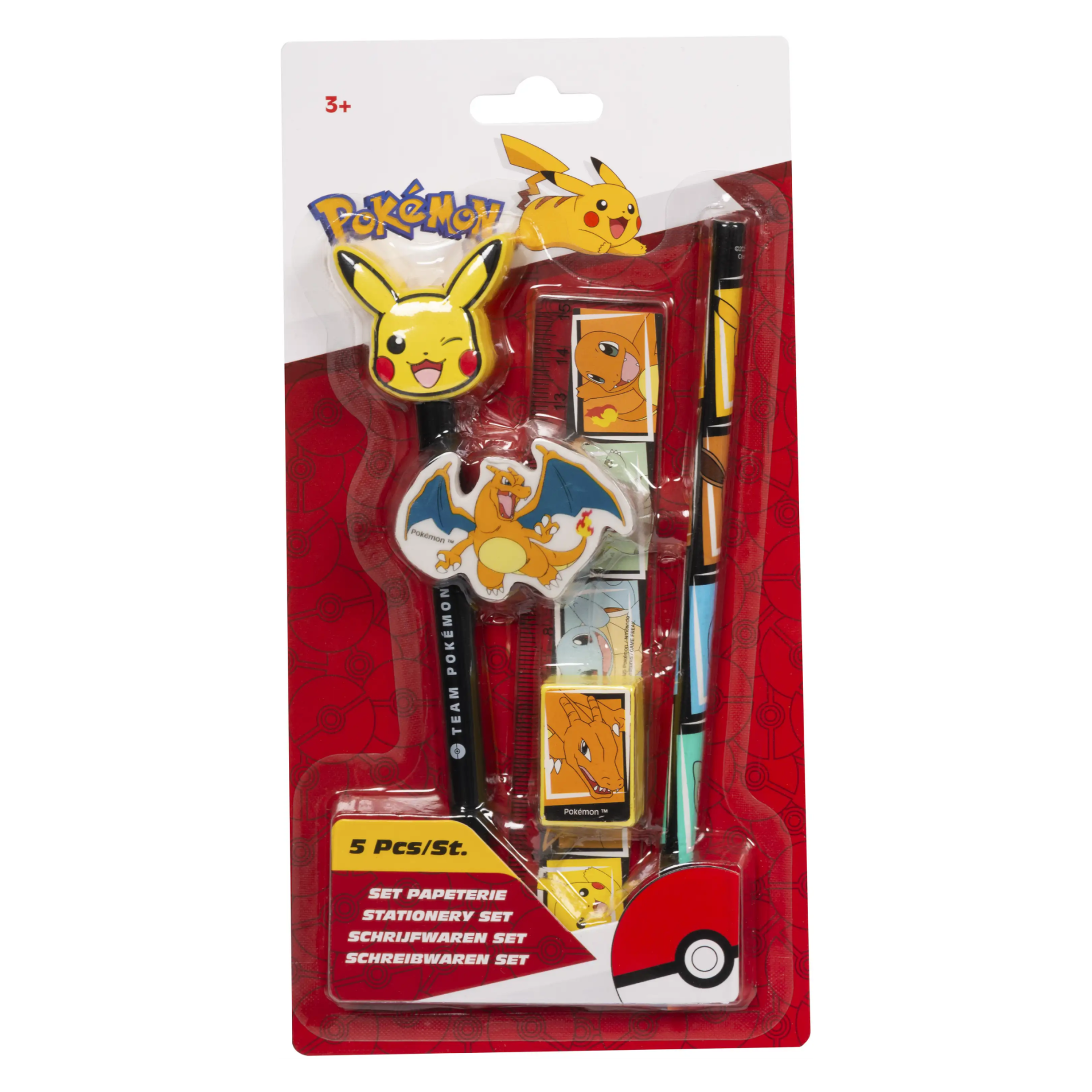 Pokémon – Stationery set 5 pieces v:6516331 Pokémon – Stationery set 5 pieces v:6516331