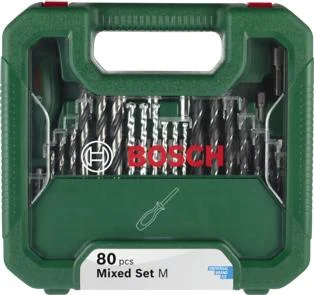 Bosch – Blandet Sett M 80 Deler – Komplett Verktøysett for Boring, Skrutrekking & Festing – Gratis frakt v:2370555 Bosch – Blandet Sett M 80 Deler – Komplett Verktøysett for Boring, Skrutrekking & Festing – Gratis frakt v:2370555