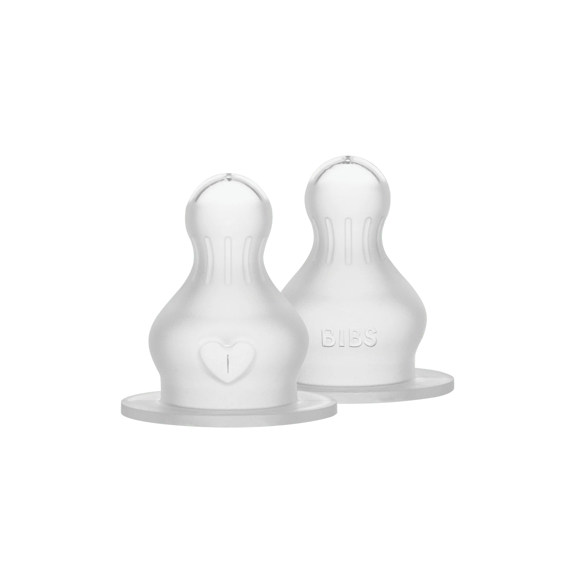 BIBS – Baby Bottle Nipple Round Silicone 2 Pack – Medium Flow v:4085596
