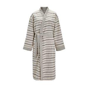 – Bathrobe – Off-white, Black – L/XL – Gratis frakt v:1032730 – Bathrobe – Off-white, Black – L/XL – Gratis frakt v:1032730