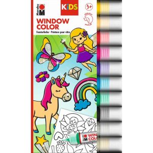 Marabu – Fun & Fancy Glitter Fairy 10x25ml + motiver (822506) v:4603420