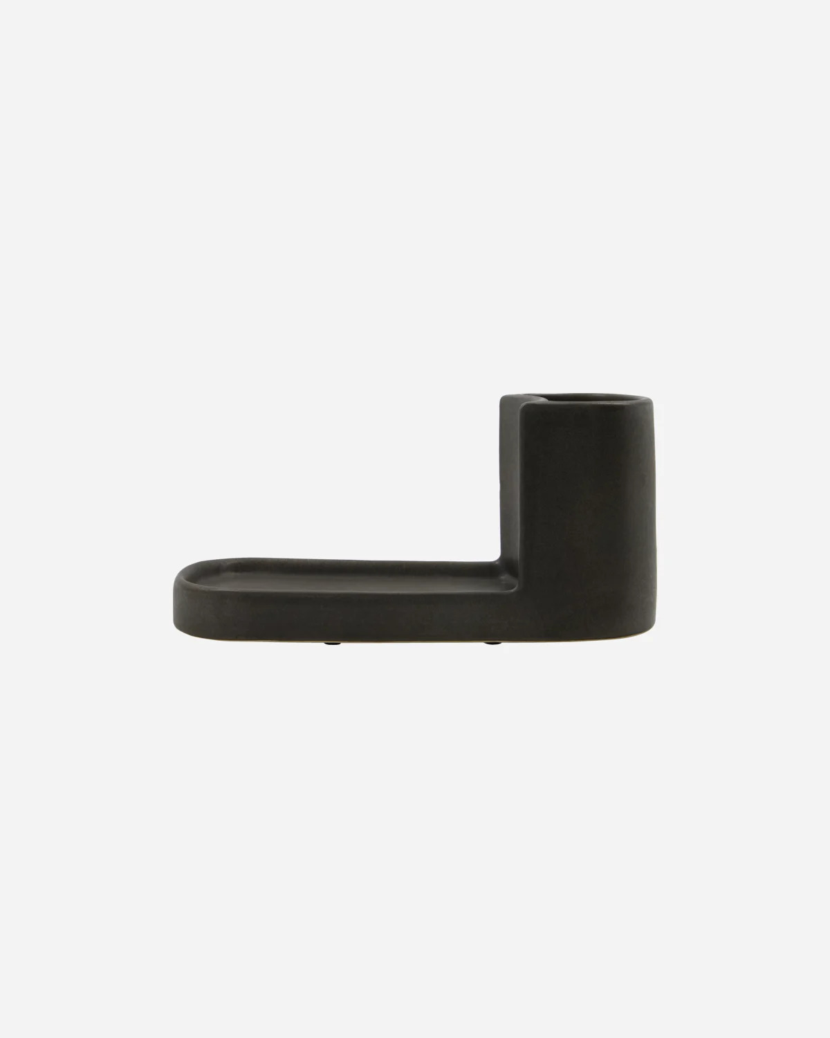 – Børste- og såpeholder – Mørk grå – L:26cm, W:10,5cm, H:12,5cm v:9135066