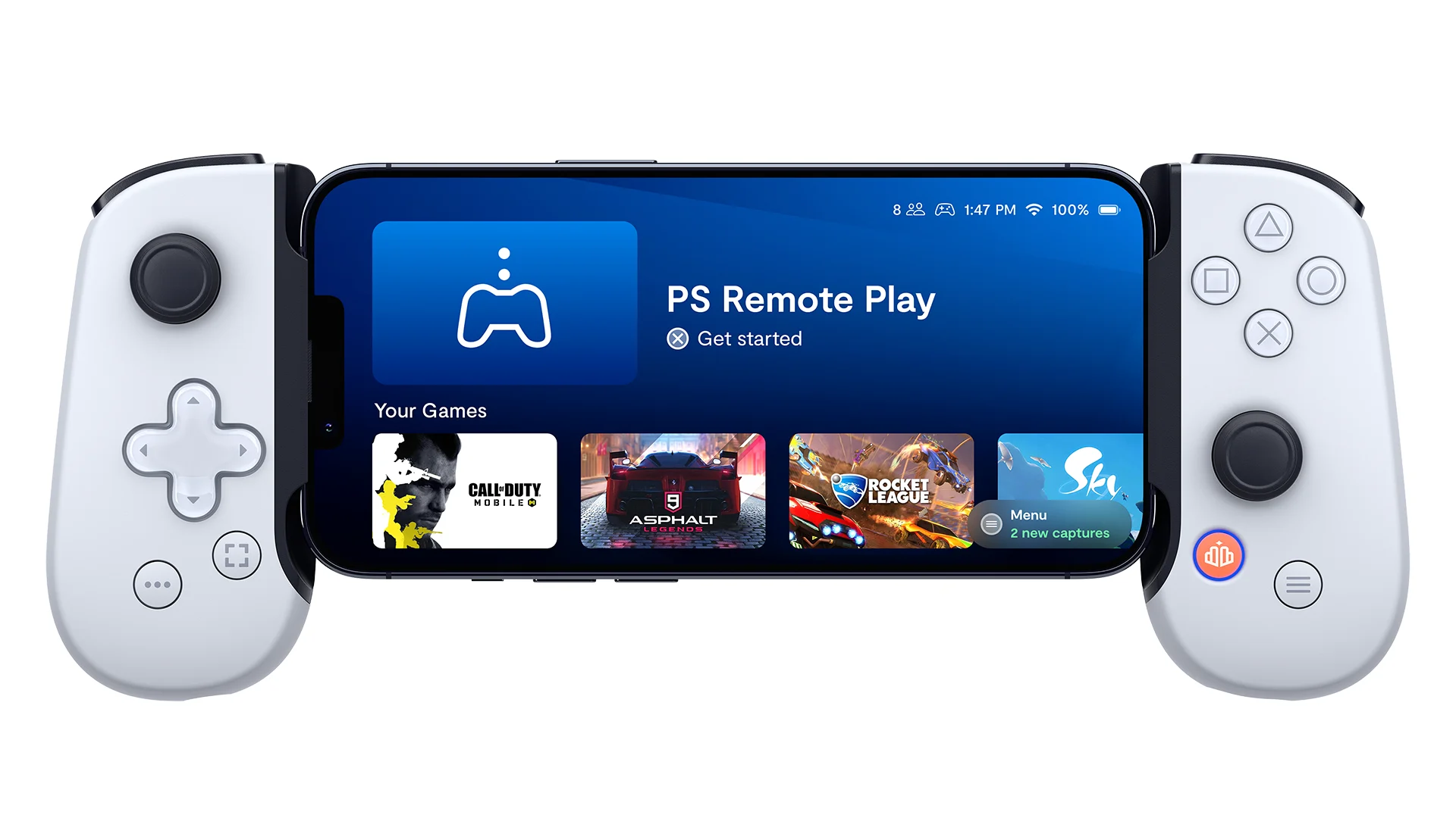 Backbone - One Mobile Gaming Controller for iPhone - PlayStation Edition - PlayStation Edition - Gratis frakt v:9651063