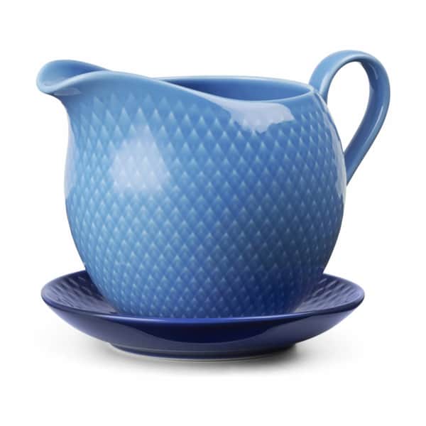 Lyngby Porcelæn - Rhombe Color Sauseskål - 67 cl - Blå - Blue - Gratis frakt v:9275574