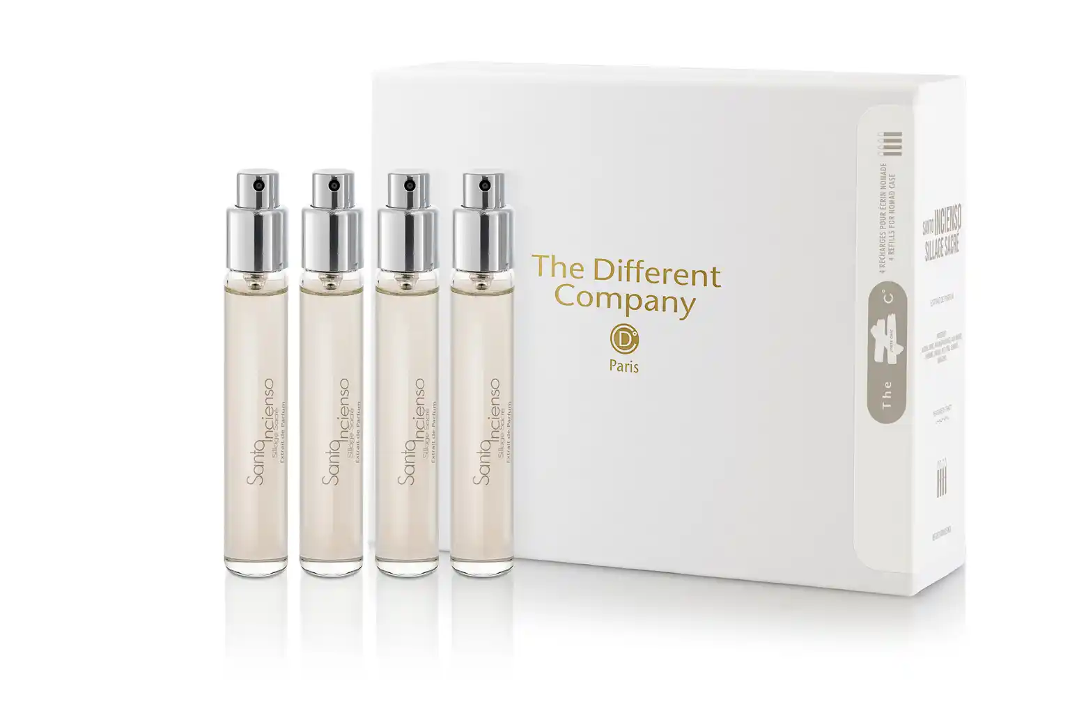 The Different Company - Santo Incienso, Sillage Sacré Extrait De Parfum Travel Set 4 x 7,5 ml - Gratis frakt v:7734451