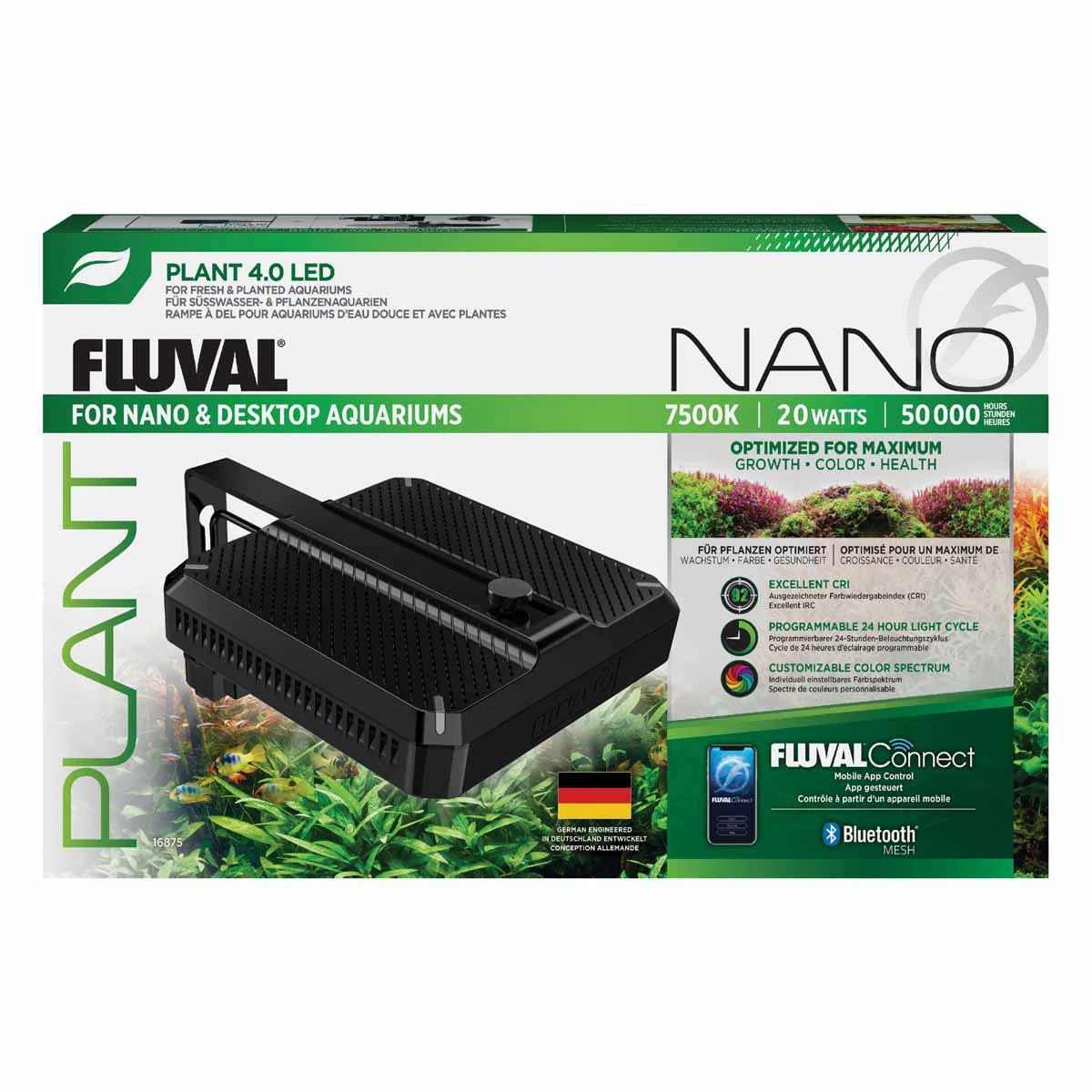 Fluval - Nano Plant LED 4.0 - 20W - Gratis frakt v:1856355