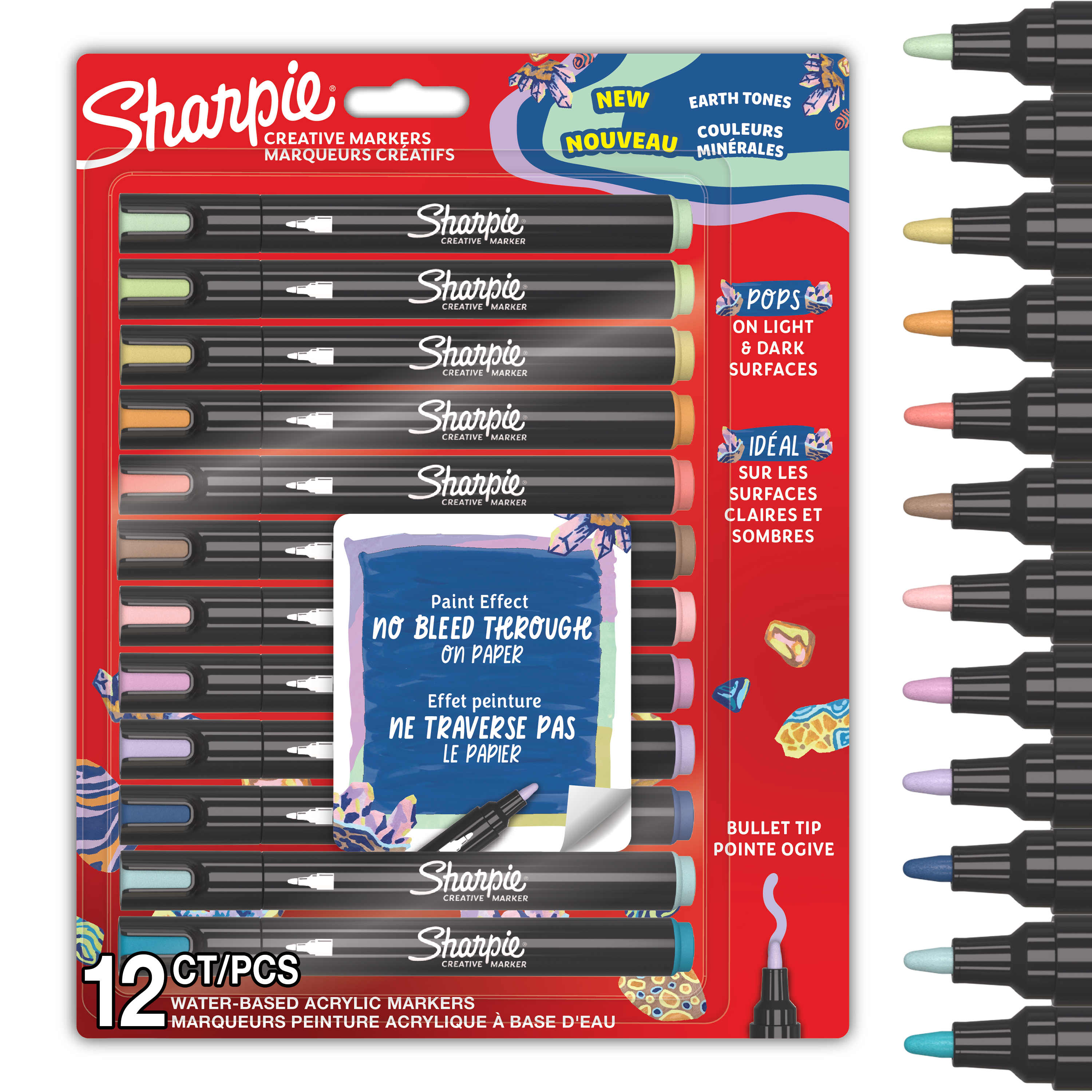 Sharpie – Creative Marker Acrylic Paint Pens Bullet Tip – Earth Tones (2213421) v:6641472