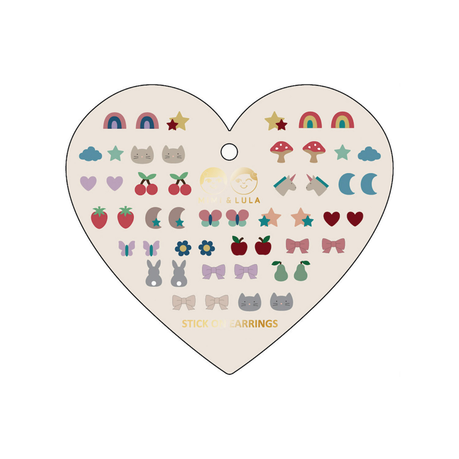 Mimi & Lula – Stick-On Earrings 25 Pairs – Mixed Earrings (17800623) v:4152923