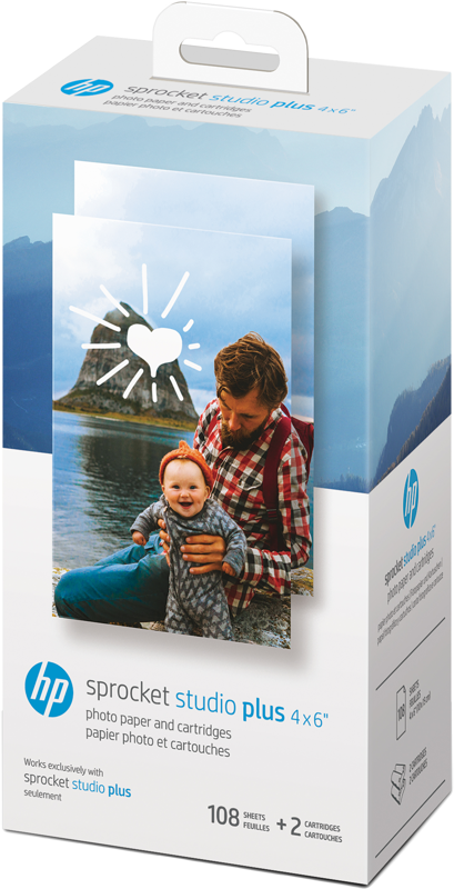 HP - Sprocket Studio Plus Cartridge 108-pack (HPIS4X6C108) - Gratis frakt v:9988353