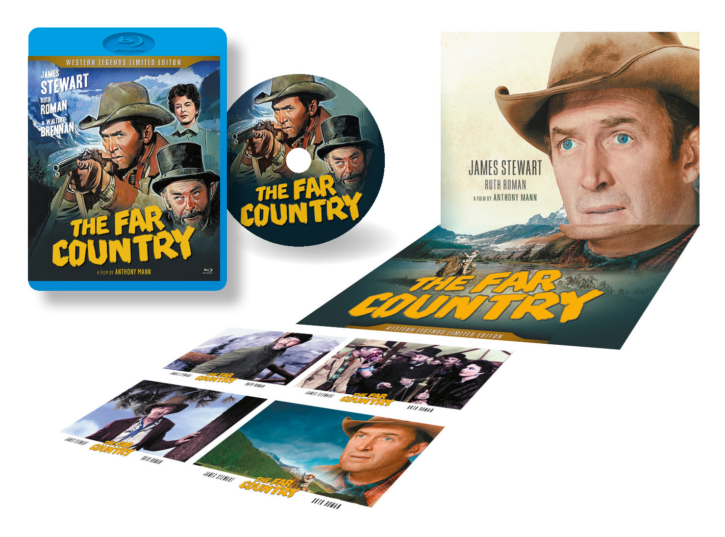 The Far Country - A James Stewart classic western - Blu-Ray - Limited Edition v:4963554