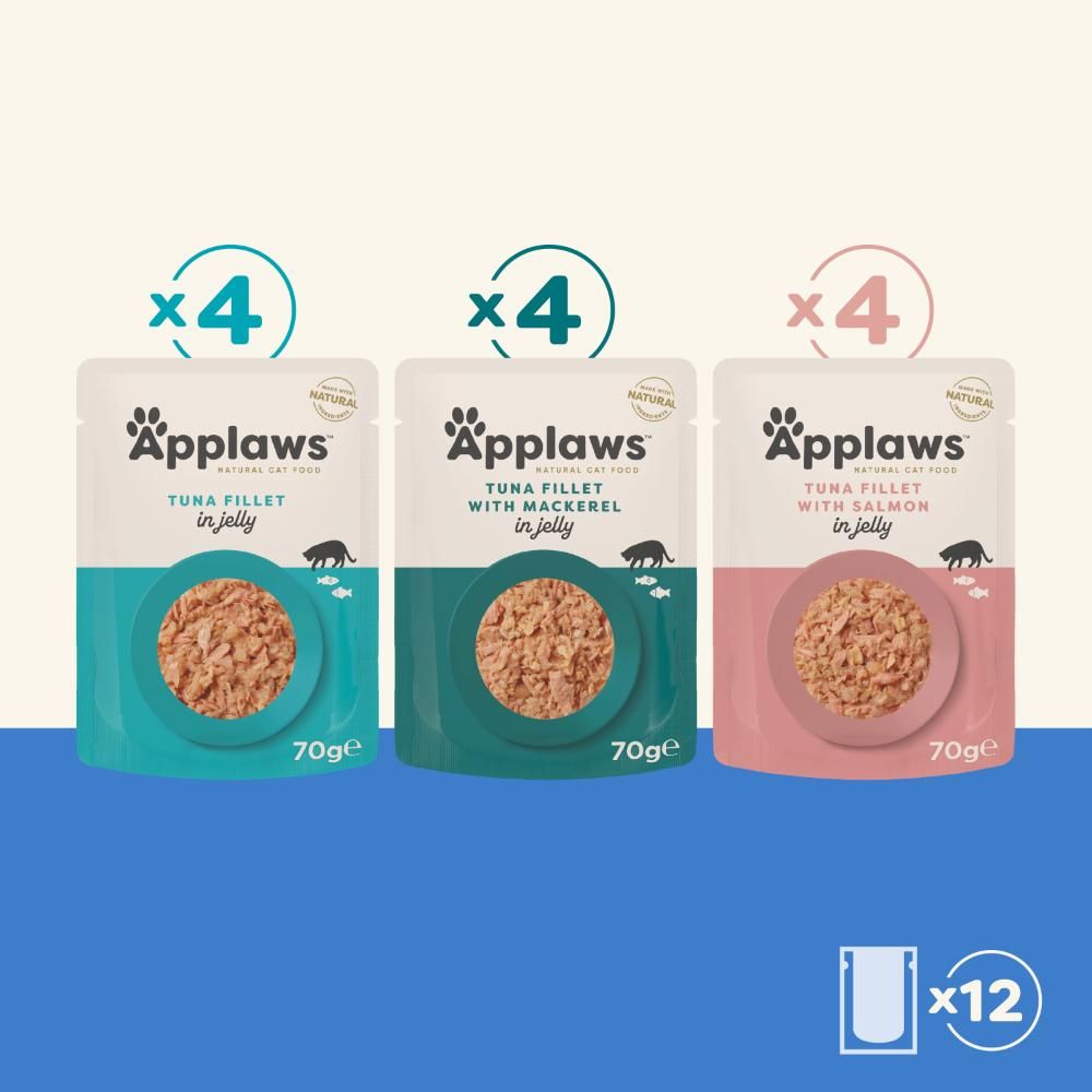 Applaws - Multipack Fish Jelly Selection - 12x70g v:8953056