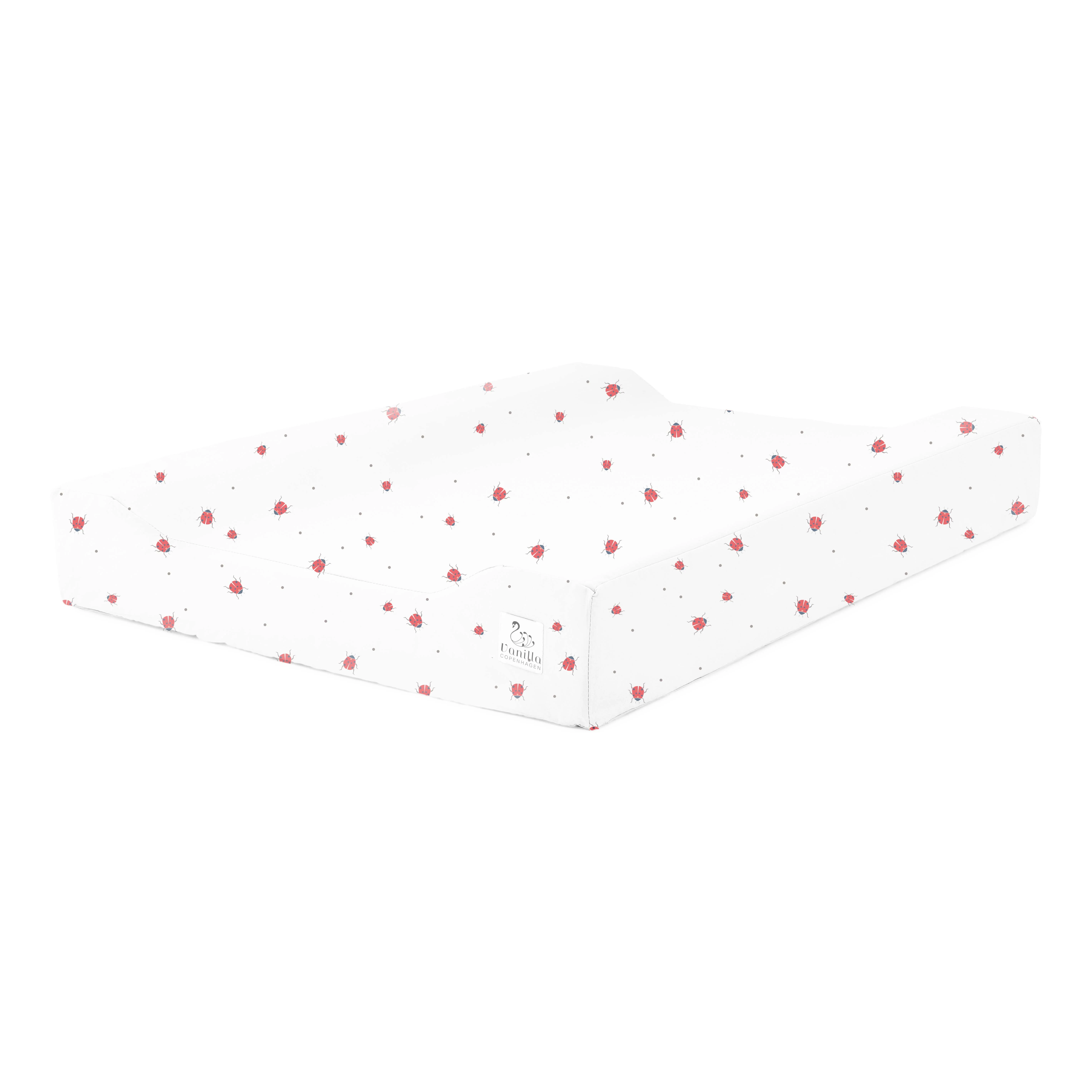 Vanilla Copenhagen - Changing Mat - Lady Lovebug - Milk - 50 x 64 x 9 cm v:8180916