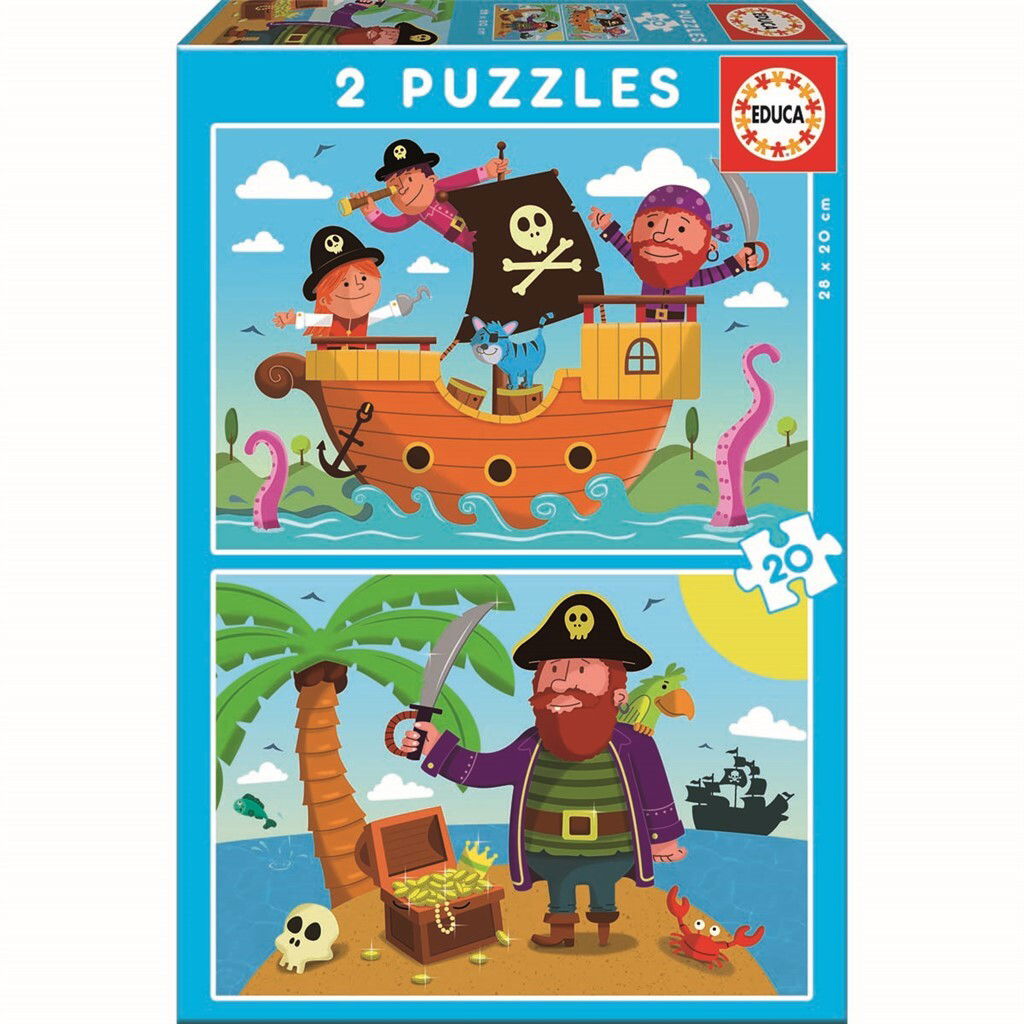Educa – 2×20 pcs, Pirates (80-17149) v:5376323 Educa – 2×20 pcs, Pirates (80-17149) v:5376323