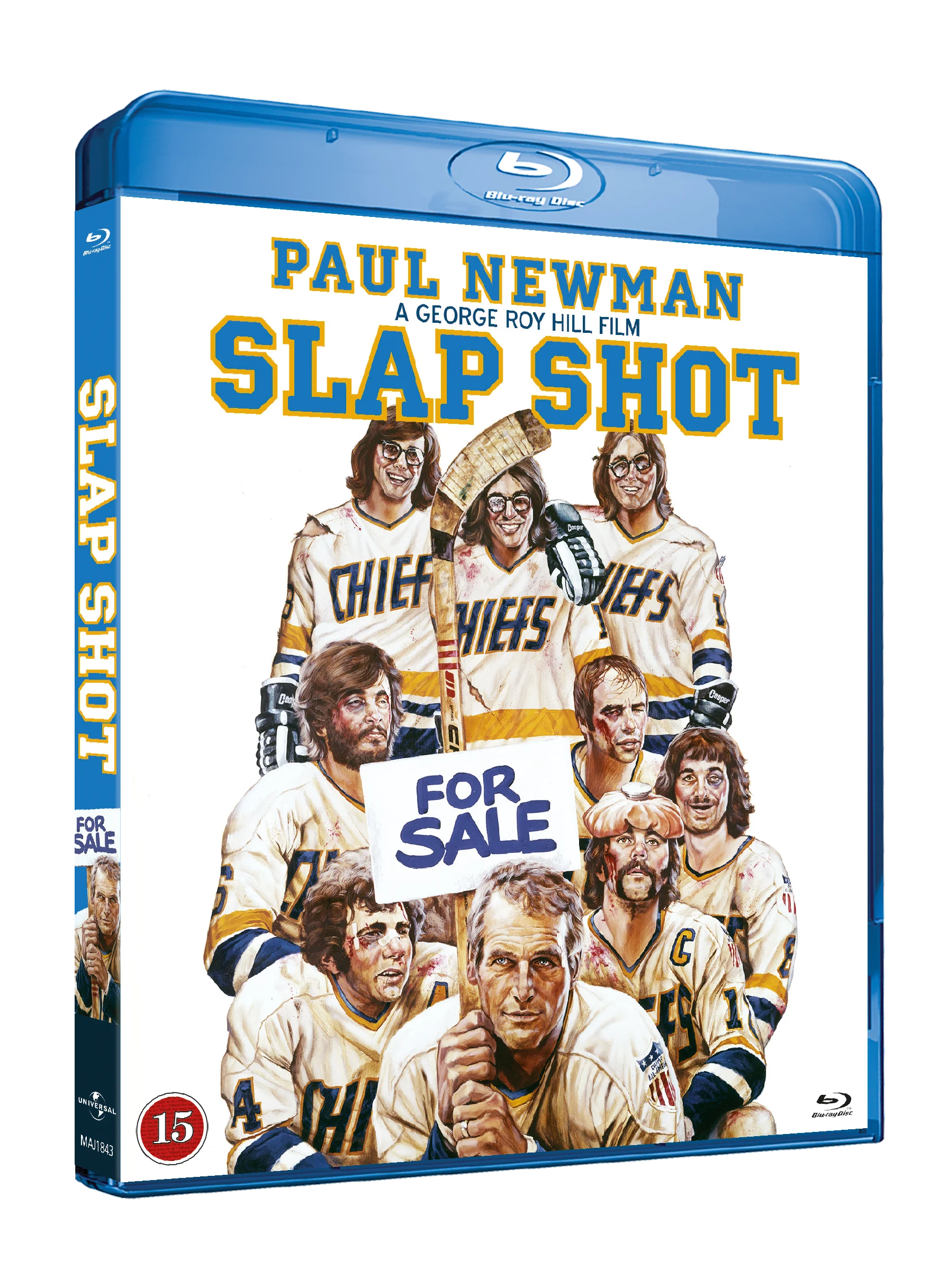 Slap Shot (1977) - A MUST SEE CULT MOVIE TOP ENTERTAINMENT - ALL TIME ICE HOCKEY MOVIE Starring Paul Newman - Blu-Ray - Standard v:7290929