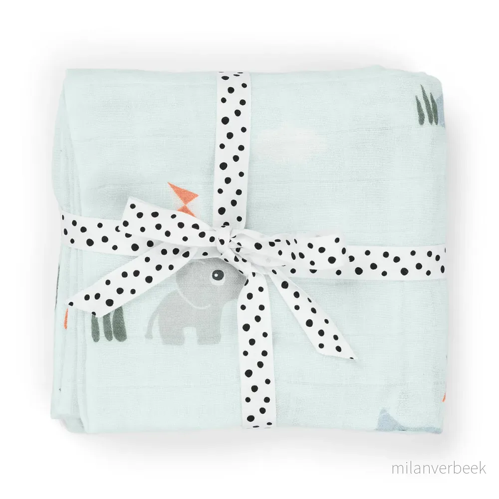 Done by Deer – Burp cloth 2-pack – Playground Blue – 65 x 65 cm v:6844140 Done by Deer – Burp cloth 2-pack – Playground Blue – 65 x 65 cm v:6844140