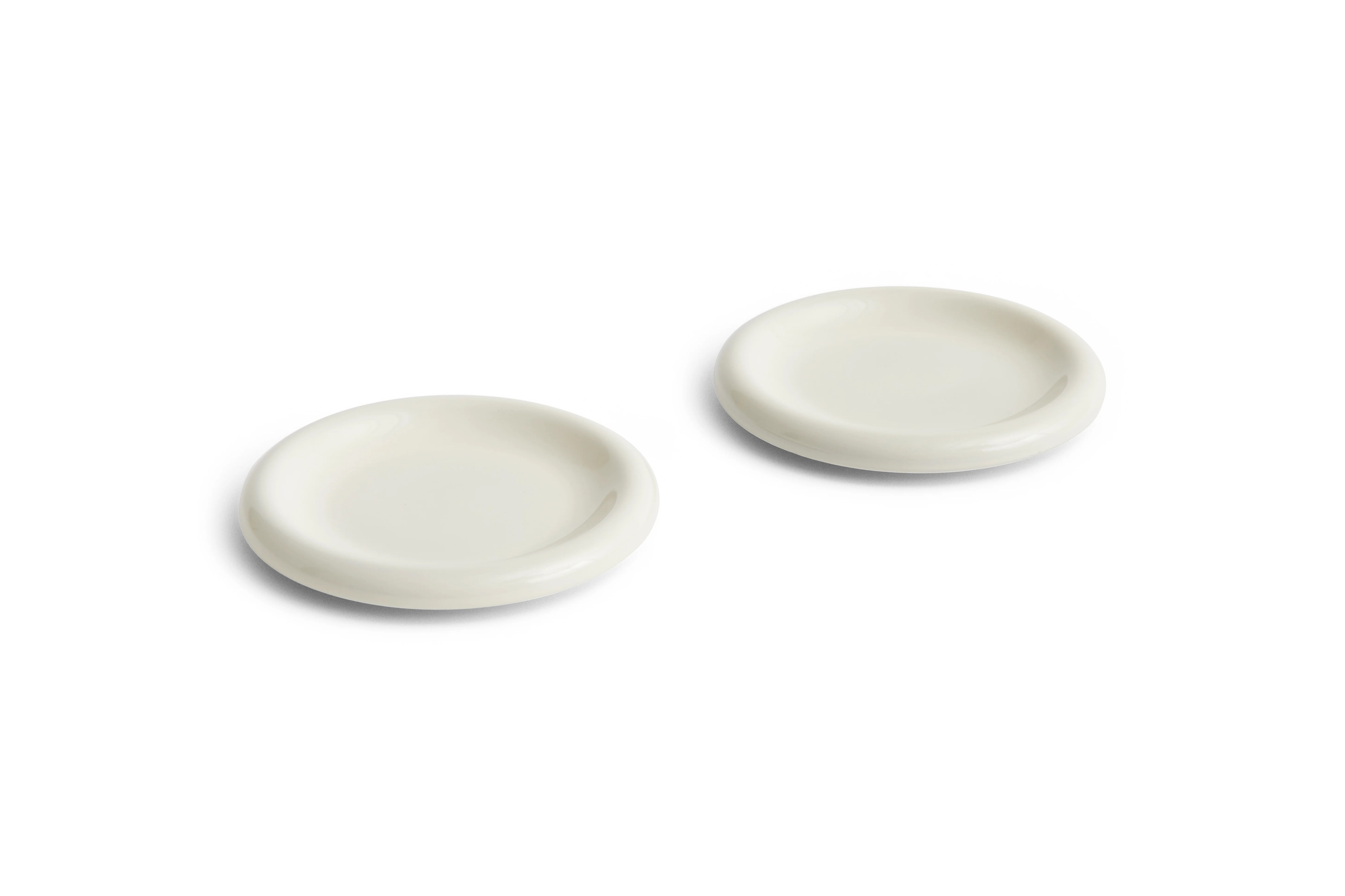 HAY - Barro Tallerken Ø18 cm - 2 stk. (Bruttohvit) - Off-White v:4979362