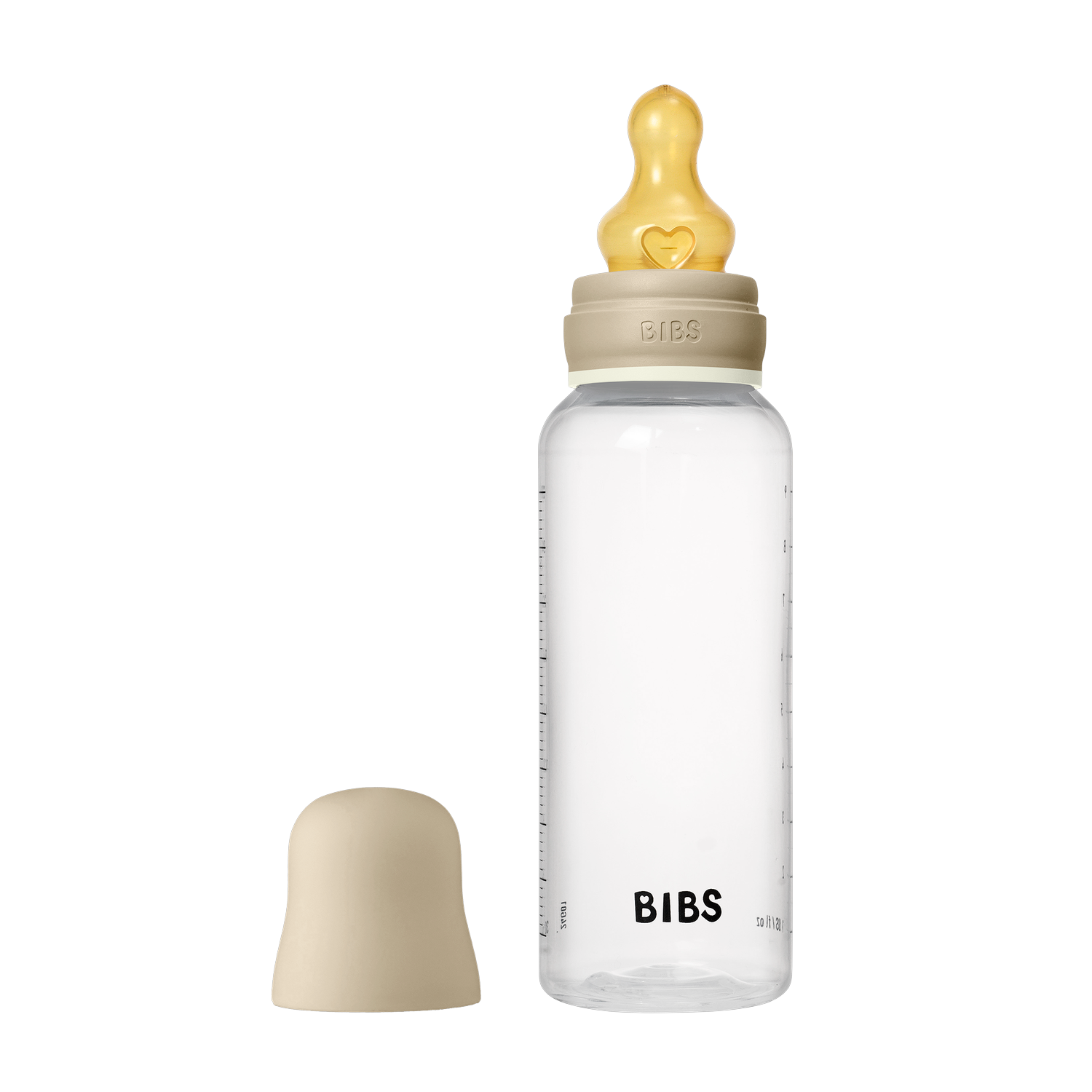 BIBS – Baby Bottle Round Latex – Vanilla GLOW – 270 ml v:2852709