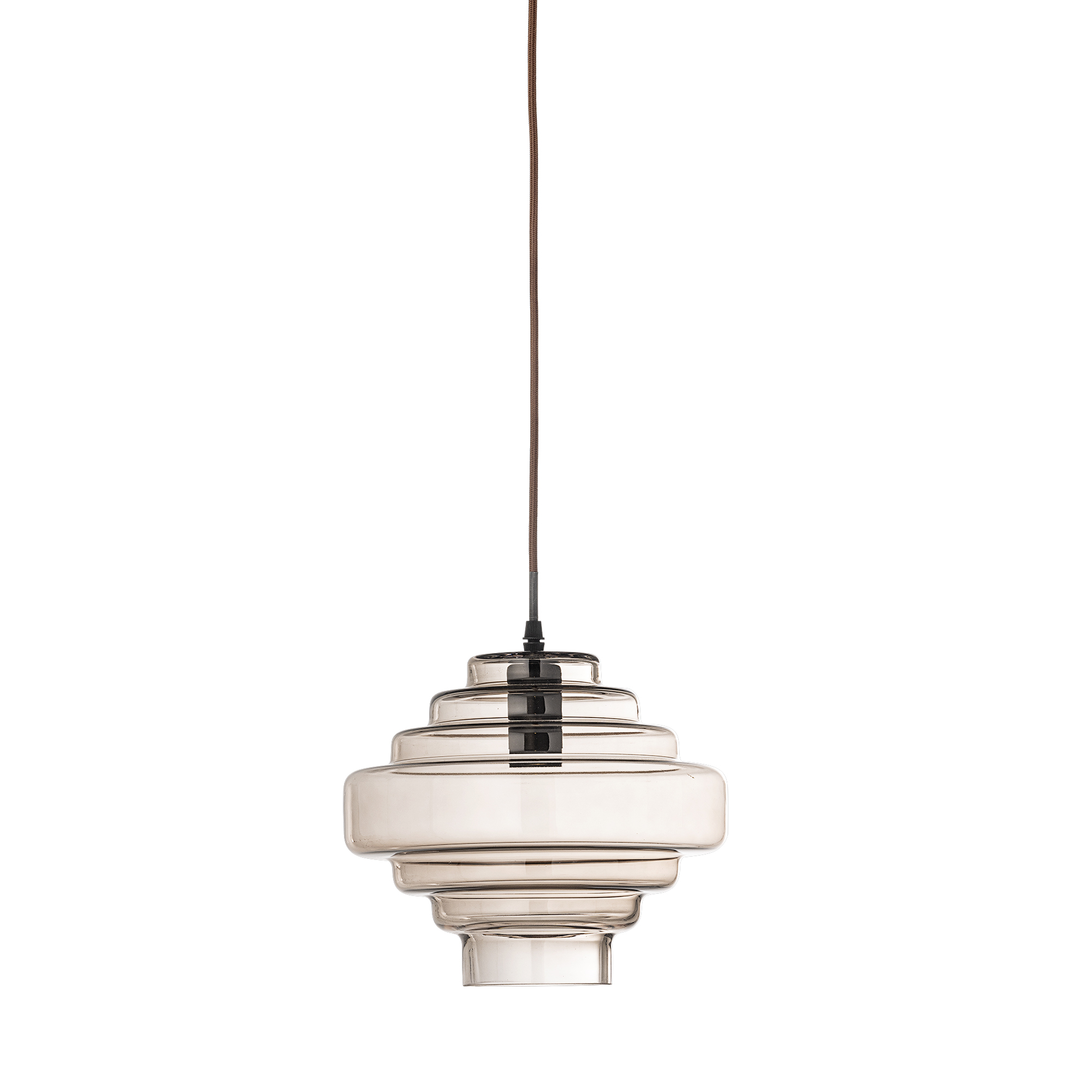 Bloomingville – Ilua Pendant Lamp – Brown – Glass – Gratis frakt v:3656262 Bloomingville – Ilua Pendant Lamp – Brown – Glass – Gratis frakt v:3656262