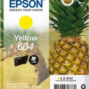 Epson – T604 Yellow Ink Cartdridge (C13T10G44010) v:2153982 Epson – T604 Yellow Ink Cartdridge (C13T10G44010) v:2153982