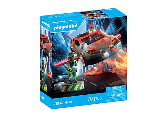 PLAYMOBIL - Heroes: Hero with Vehicle (71832) - Gratis frakt v:9551042