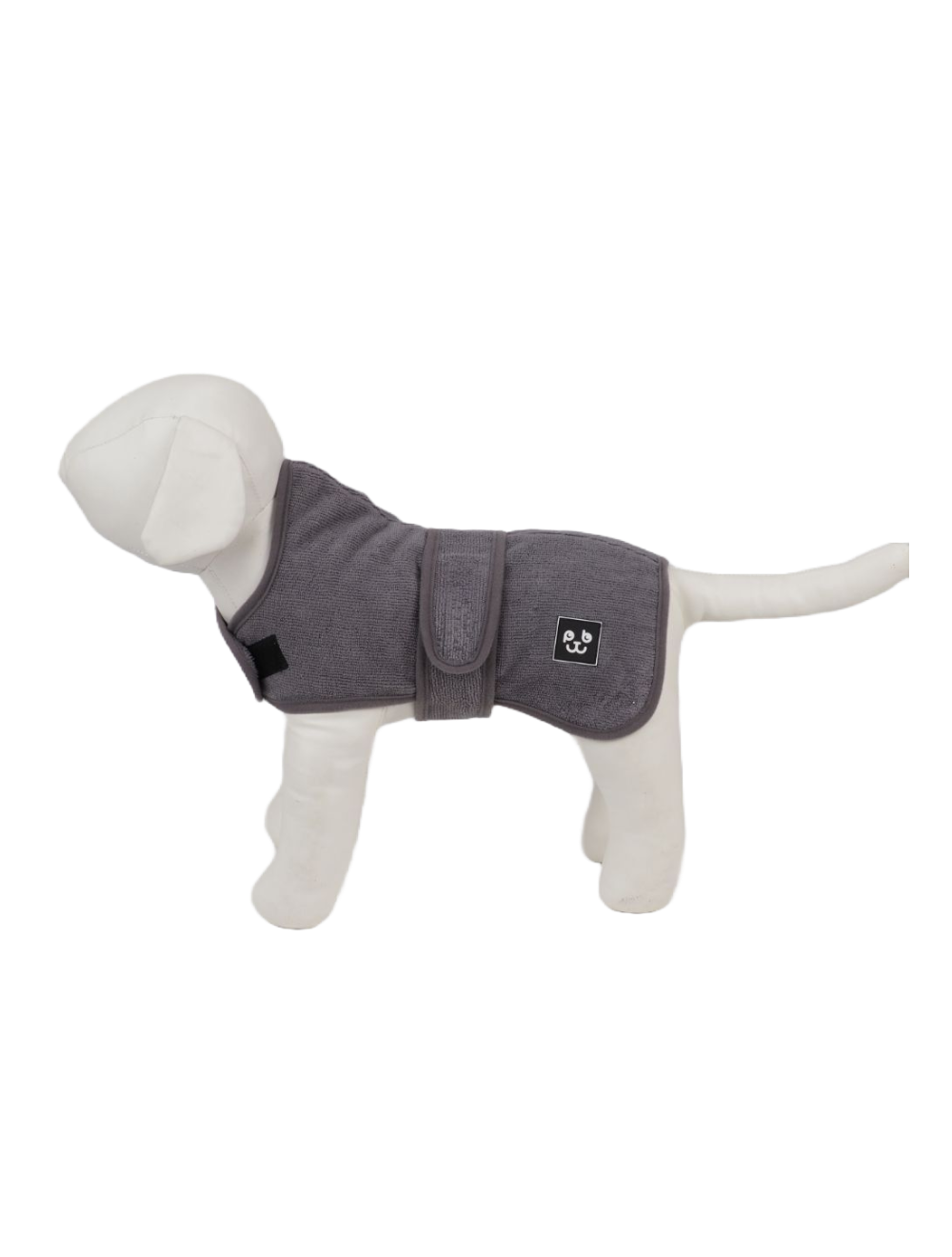 Peppy Buddy – Bathrobe Dog Jacket XXL, Grey 55 cm v:1076974 Peppy Buddy – Bathrobe Dog Jacket XXL, Grey 55 cm v:1076974