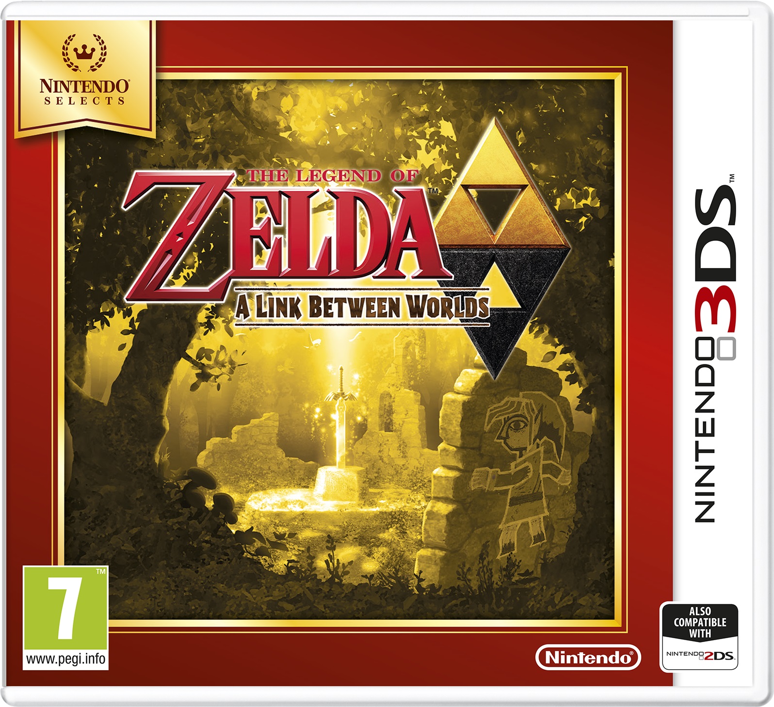 Legend of Zelda: A Link Between Worlds (Select) - Nintendo 3DS - Engelsk - Selects - Gratis frakt v:1969221