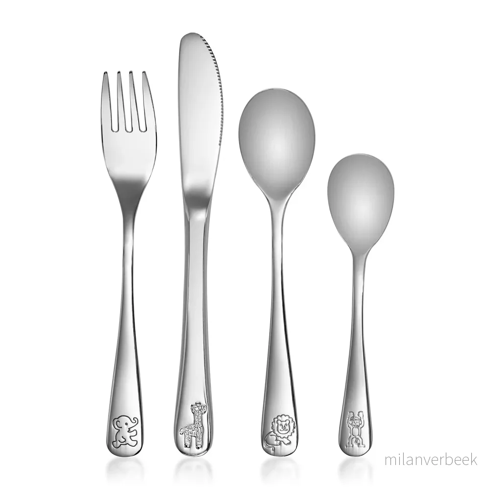 Reer – Children's Cutlery – Stainless Steel – 4 pcs. v:6861799