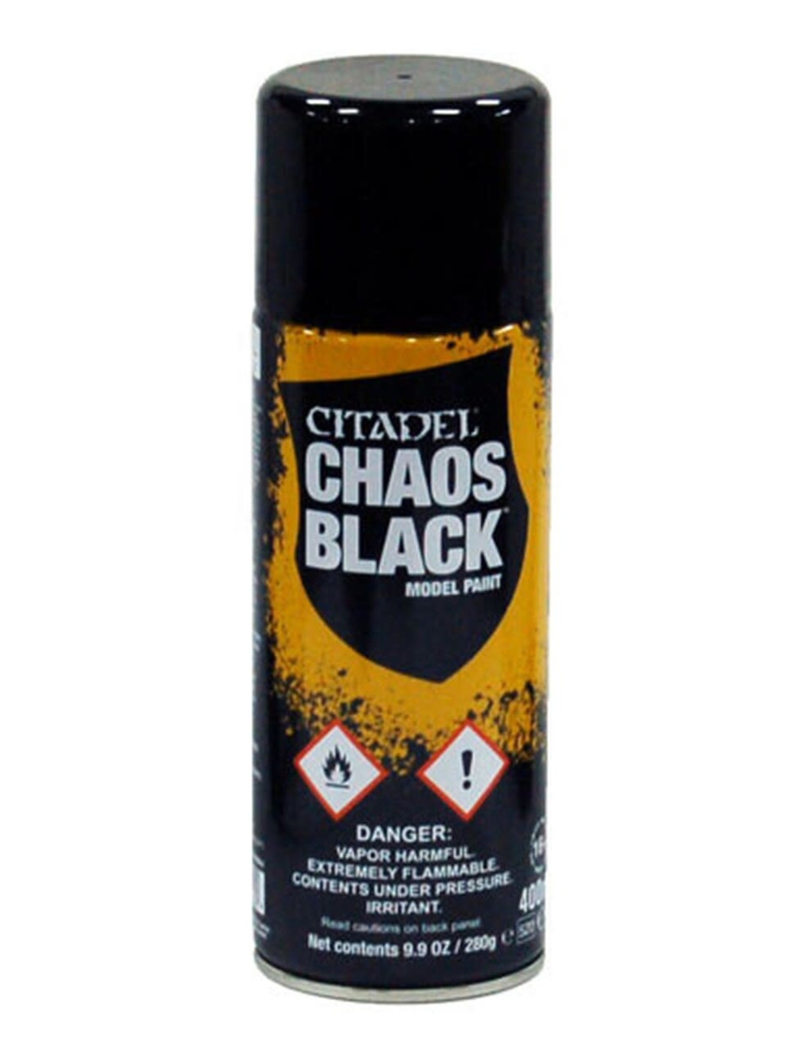 Warhammer - Paint - Spray: Chaos Black Spray - 400ml - Chaos Black v:2713166