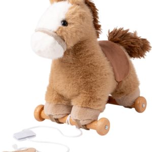 Teddykompaniet – Pulling Animal, Horse Brown, 30 cm (TK4329) v:3837638