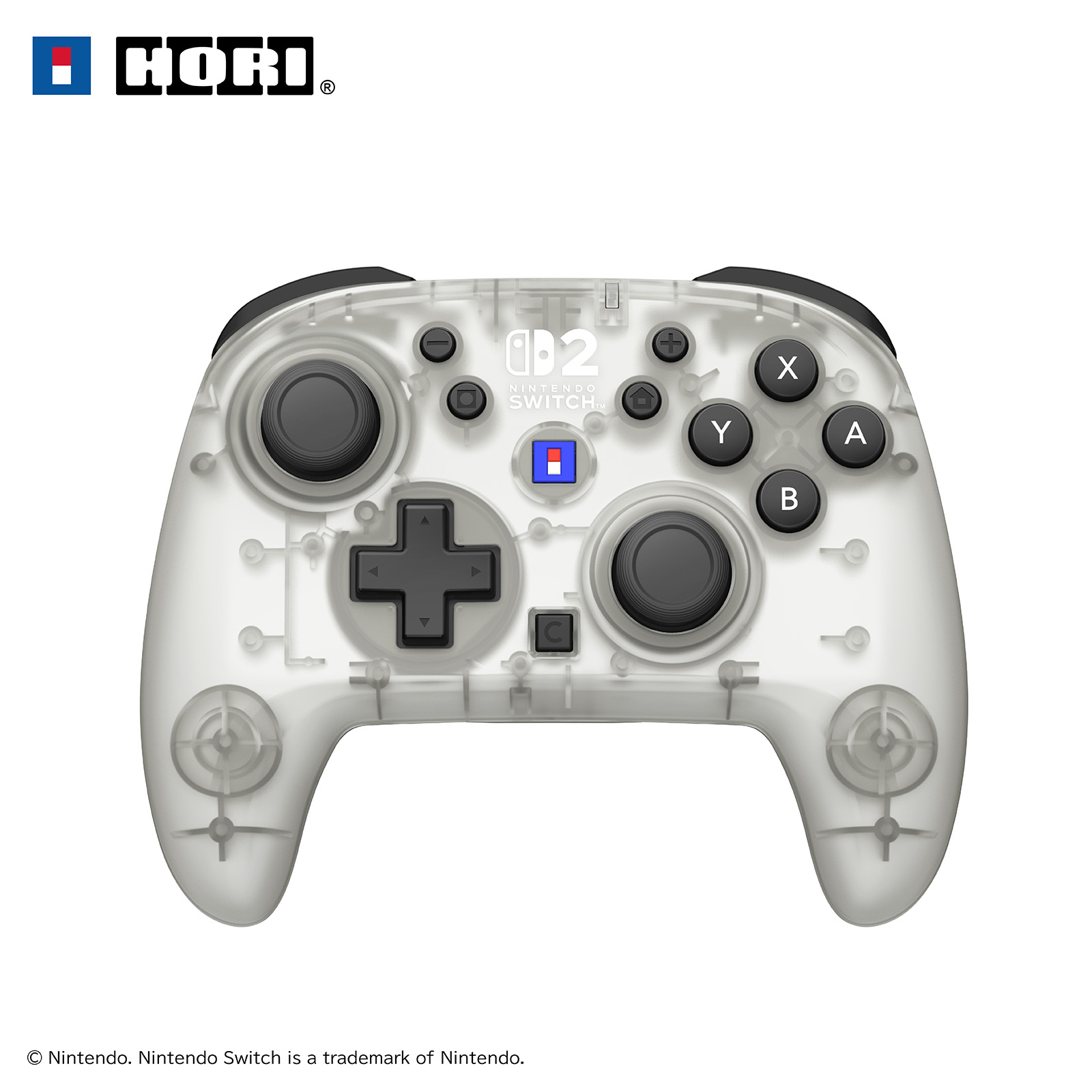 HORI - Wireless Horipad Turbo - Nintendo Switch 2 - Frost White - Nintendo Switch 2 - Frost White - Engelsk - Standard - Gratis frakt v:9804313