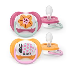 Philips Avent – Ultra air soother, 6-18 m, Pink/Orange v:6679648