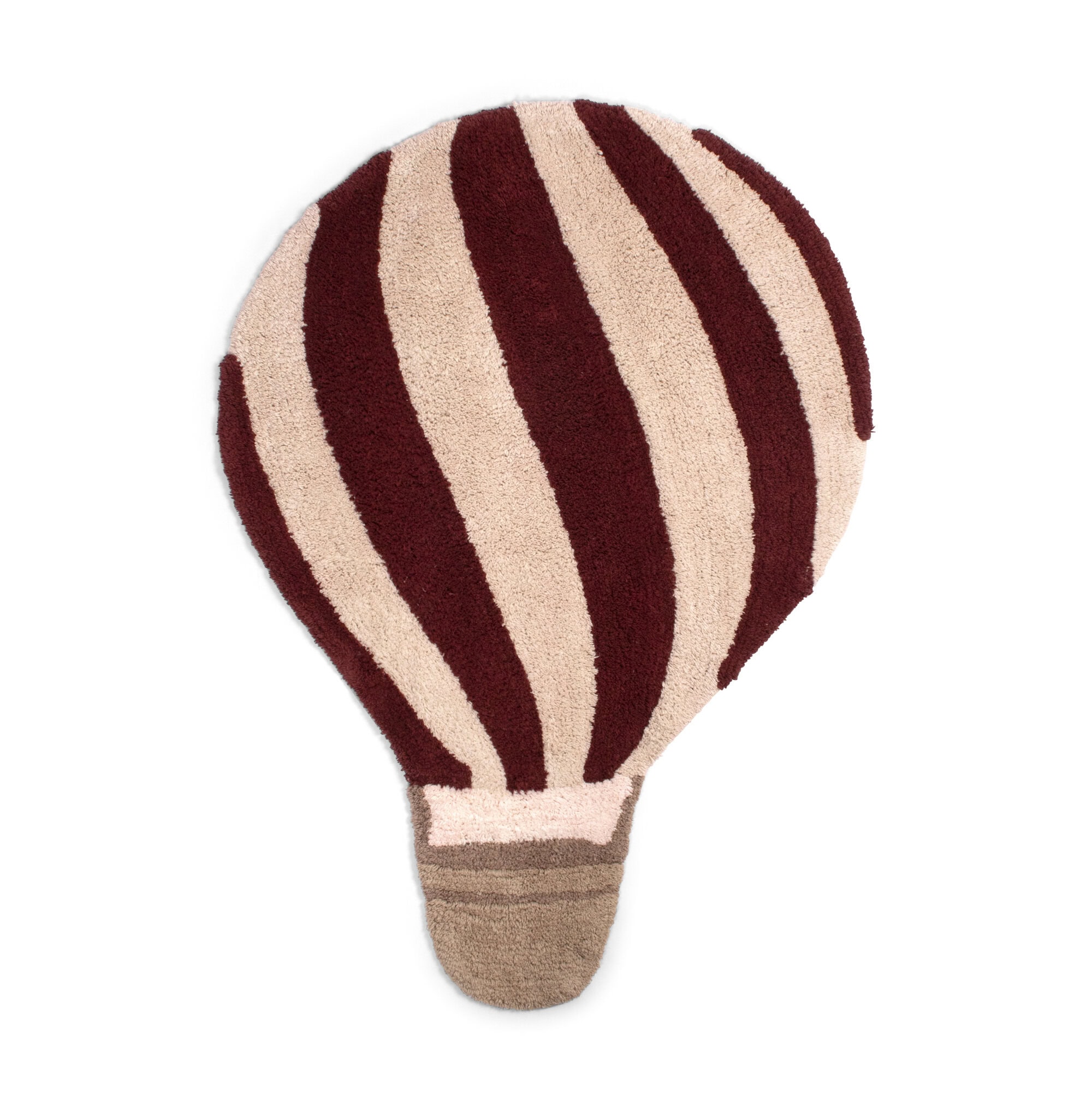 Filibabba - Tufted rug - Air balloon - Deeply Red - 36-144 M (FI-03820) - Gratis frakt v:8211515