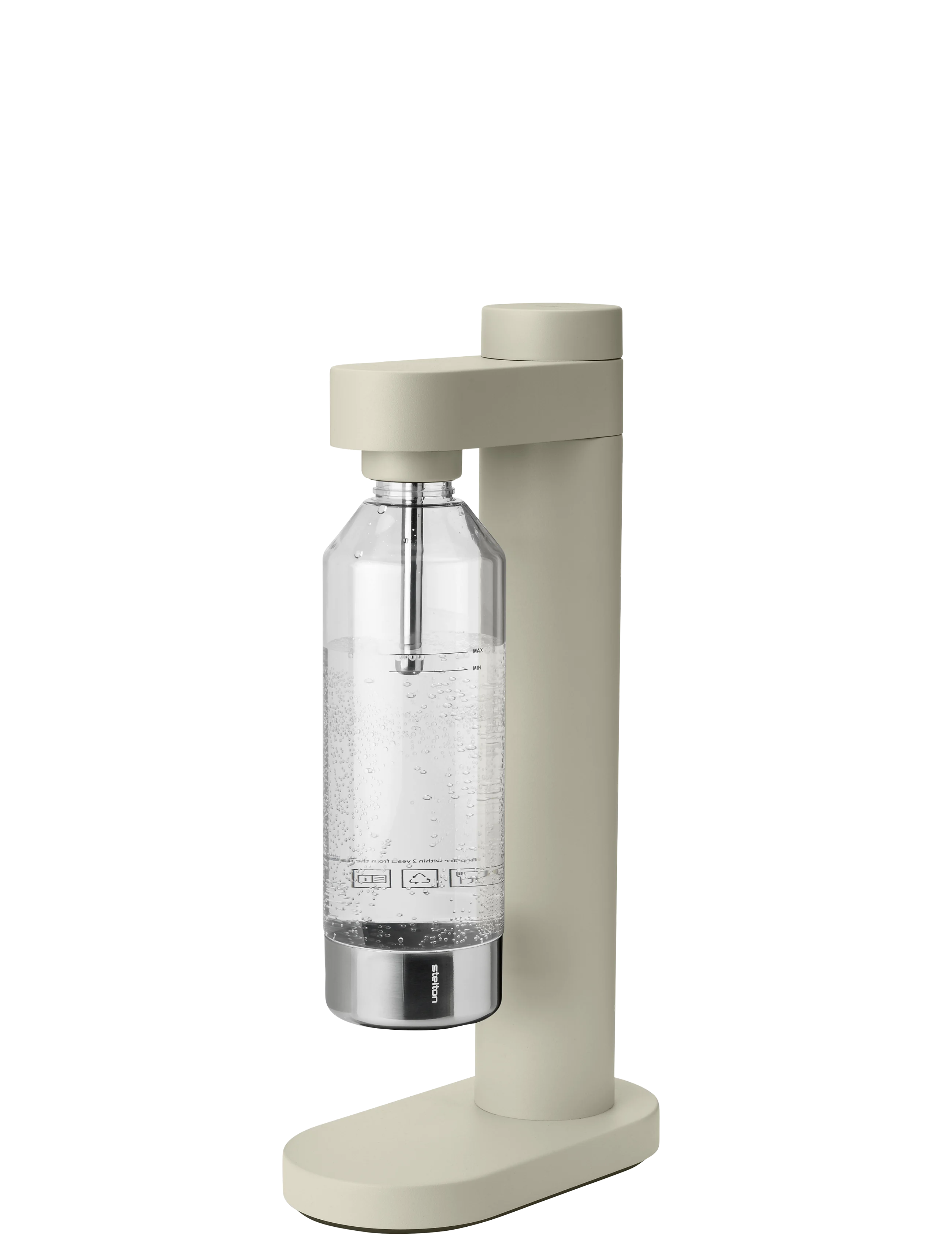 Stelton – Brus Kullsyremaskin – Soft Sand – Gratis frakt v:7746780