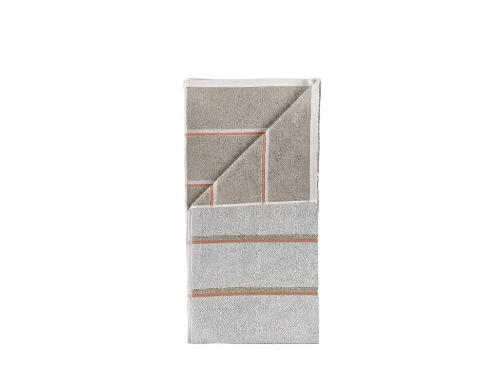 Zone Denmark – Sauna Badehåndkle 140×70 Cm – Lysegrå, Eukalyptus, Terrakotta – Soft Grey/Eucalyptus/Terracotta v:1036892 Zone Denmark – Sauna Badehåndkle 140×70 Cm – Lysegrå, Eukalyptus, Terrakotta – Soft Grey/Eucalyptus/Terracotta v:1036892