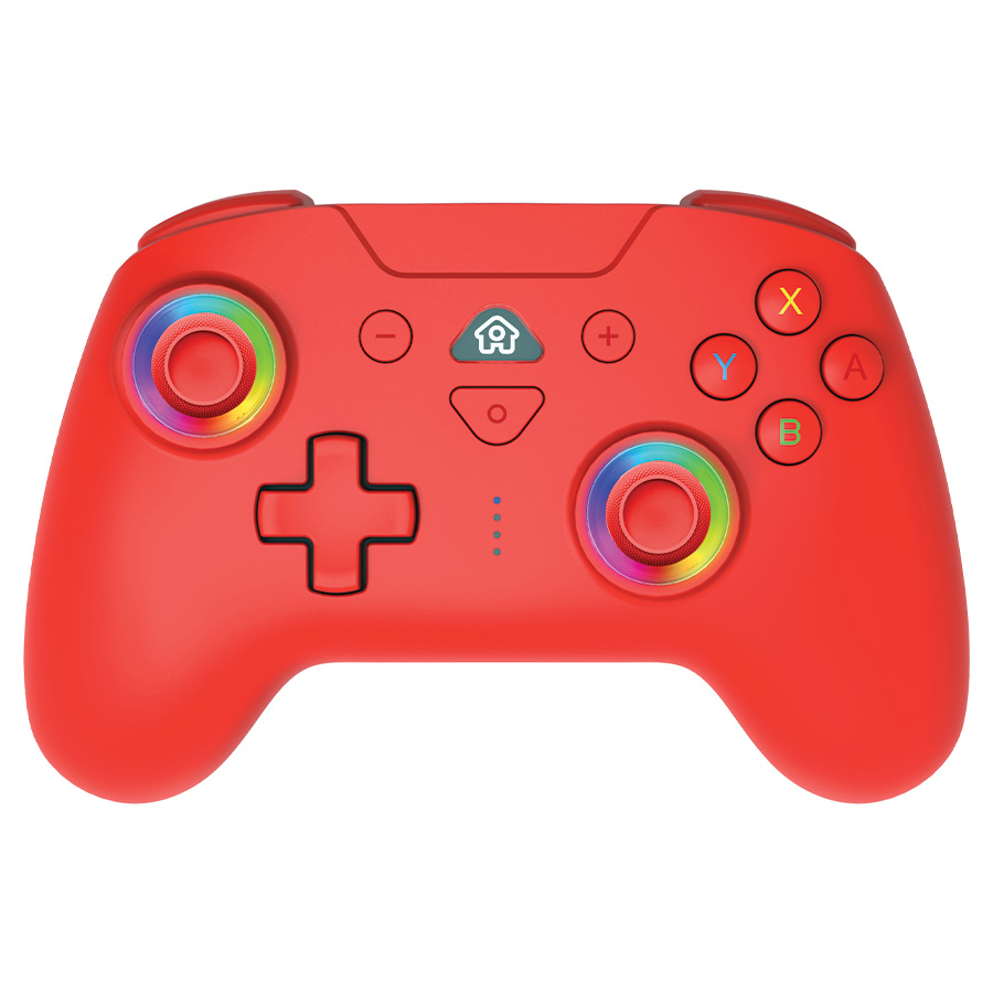 Subsonic Wireless Led Controller Red - Nintendo Switch - Nintendo Switch - Rød - Nordisk - Standard v:9878523