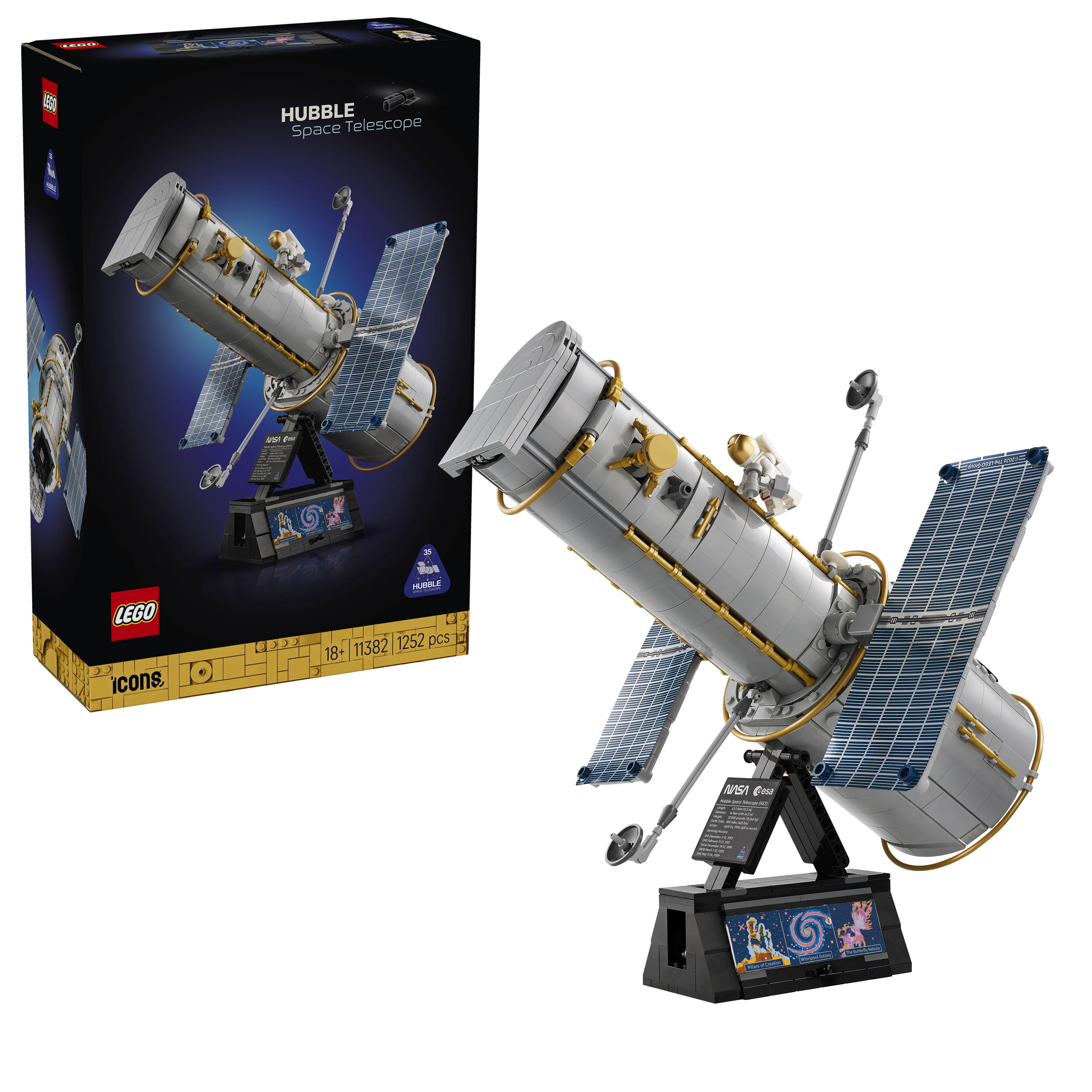 LEGO - Icons - Hubble-romteleskopet (11382) - Gratis frakt v:7220621