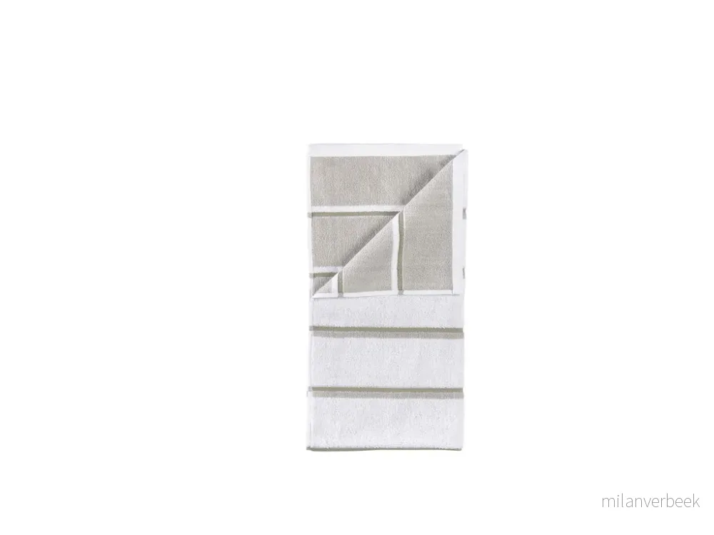 Zone Denmark – Sauna Håndkle 100x50 Cm – Hvit, Lysegrå, Eukalyptus - White/Soft Grey/Eucalyptus v:1272714