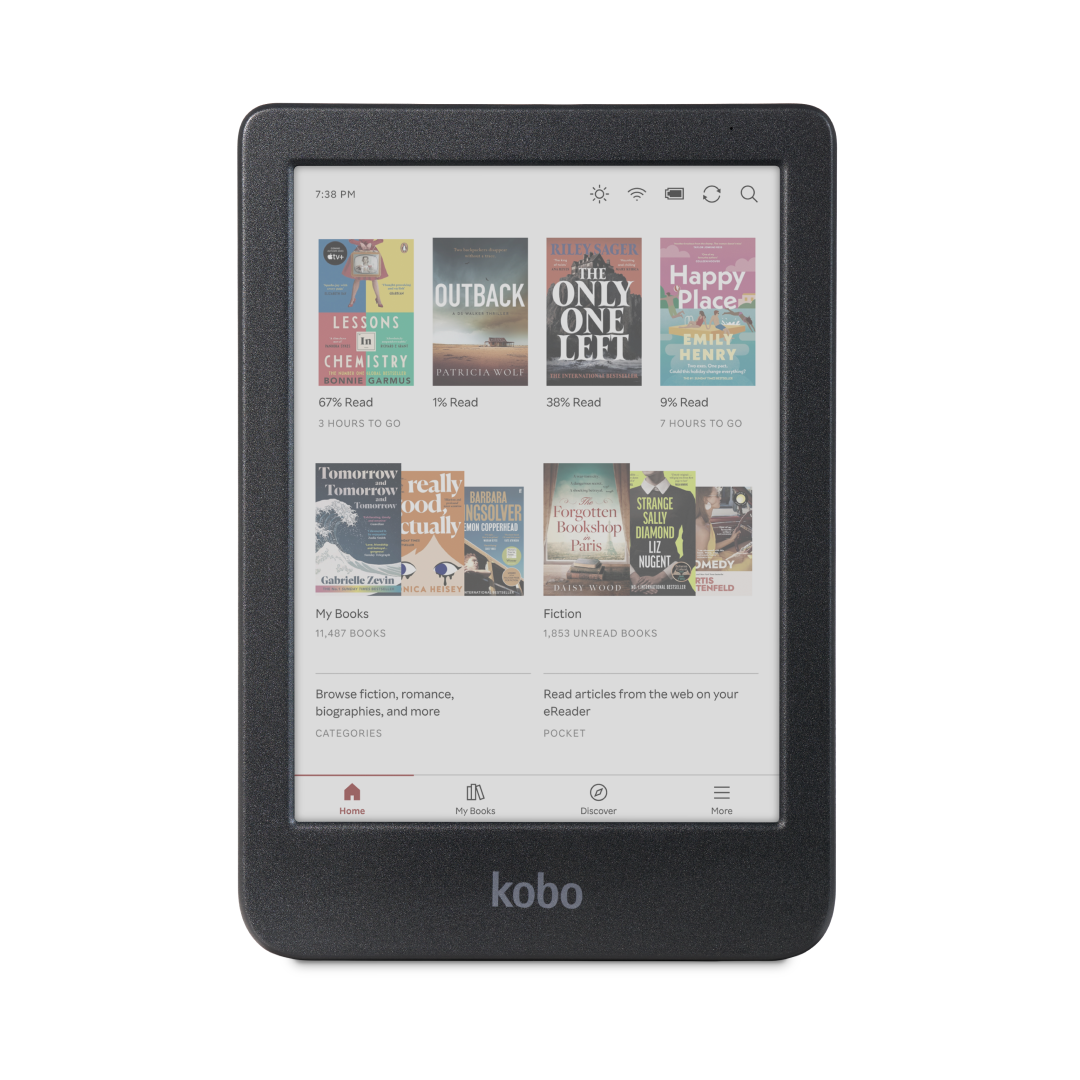 Kobo – Clara Colour – Black – Gratis frakt v:7009870
