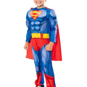 Rubies – Superman Padded Suit w. Cape – Multi – 98 v:6739841