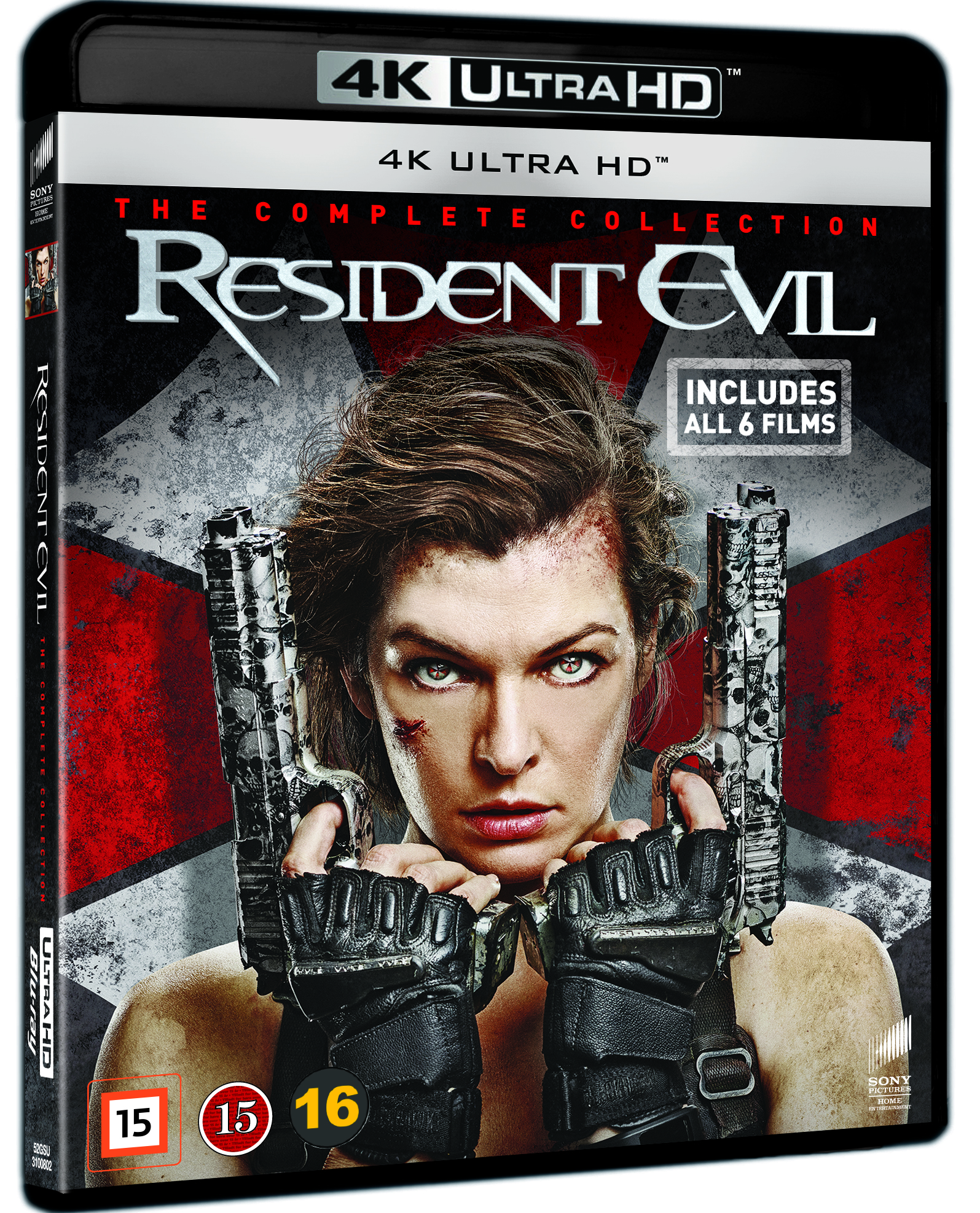 Resident evil 1-6 complete 4K UHD - Gratis frakt v:4526675