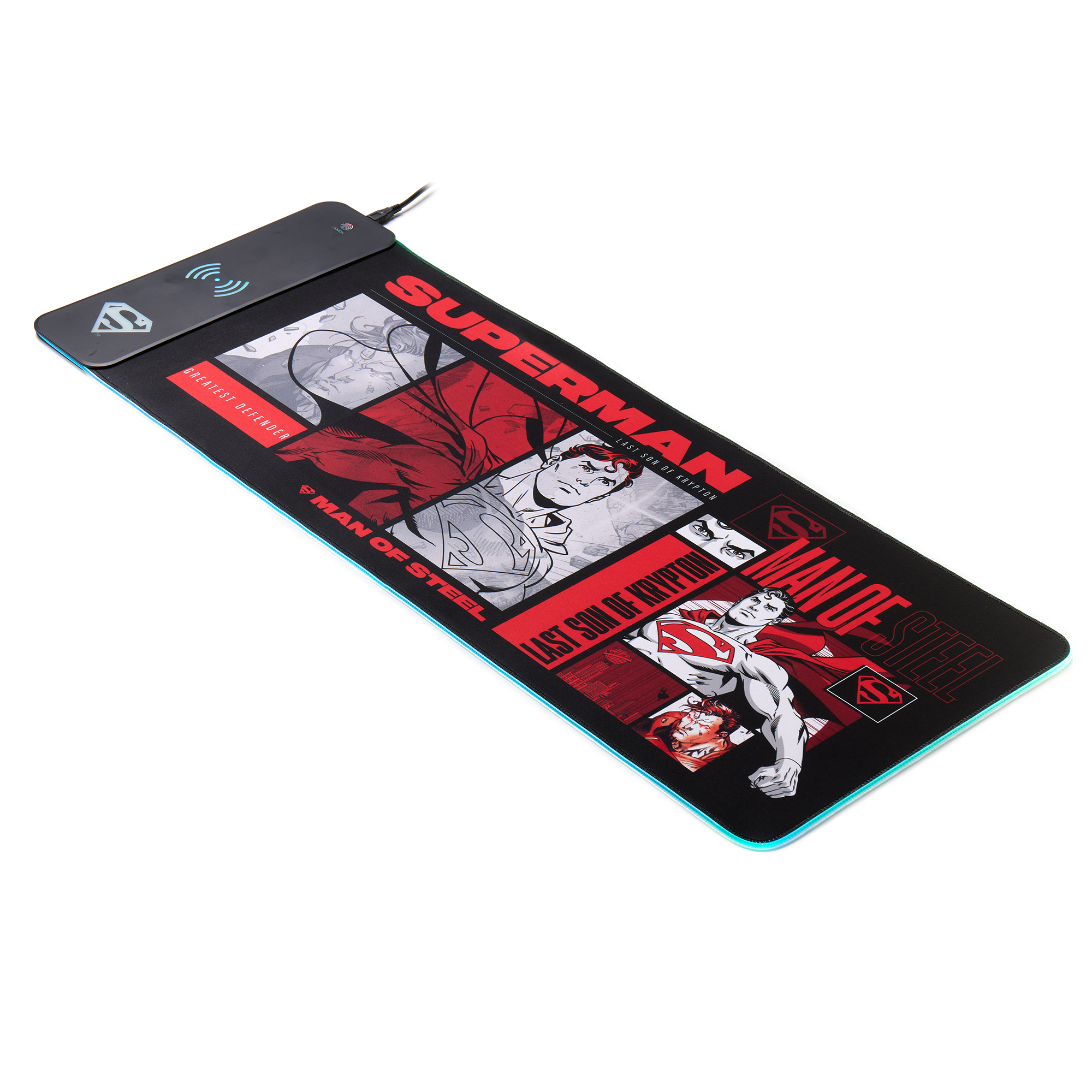 Numskull Superman – Oversize Gaming Mat & Mobile Charger – Gratis frakt v:7012360 Numskull Superman – Oversize Gaming Mat & Mobile Charger – Gratis frakt v:7012360