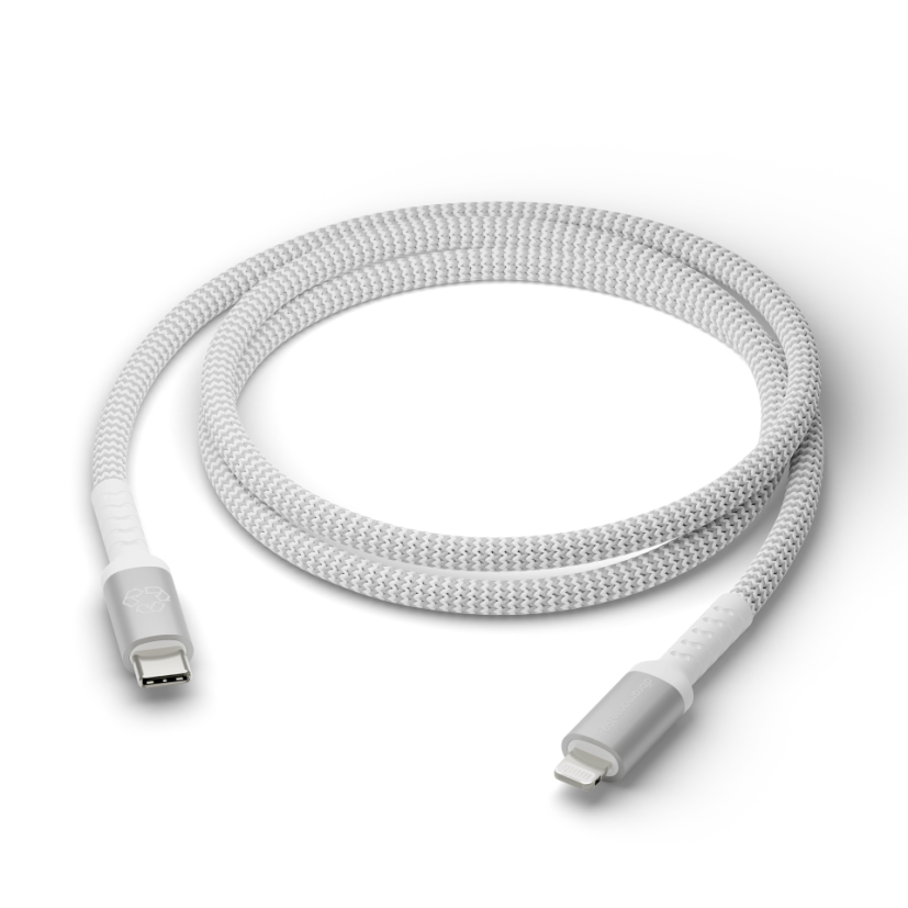 dbramante1928 – Re-Charge BRD Kabel – USB-C til Lightning, 1,2m – Hvit v:2749678 dbramante1928 – Re-Charge BRD Kabel – USB-C til Lightning, 1,2m – Hvit v:2749678