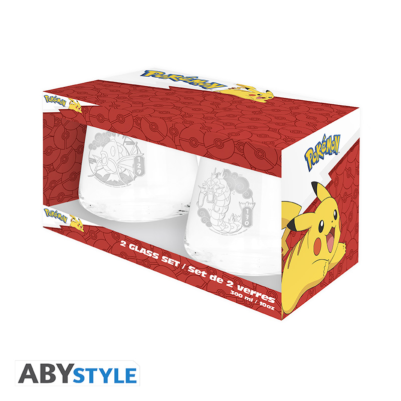 Pokemon 2 Glass Set – Magikarp & Gyarados Europe – 30cl v:1298300 Pokemon 2 Glass Set – Magikarp & Gyarados Europe – 30cl v:1298300
