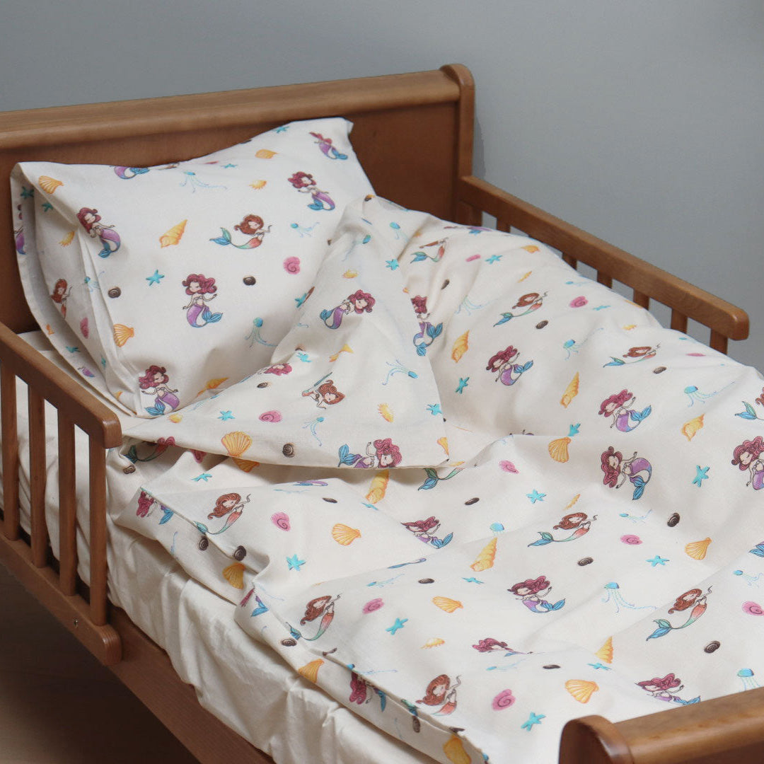 By Mats - Bed Linen Junior Size 100 x 140 cm - Mermaid Shell (MAT143) v:1461699