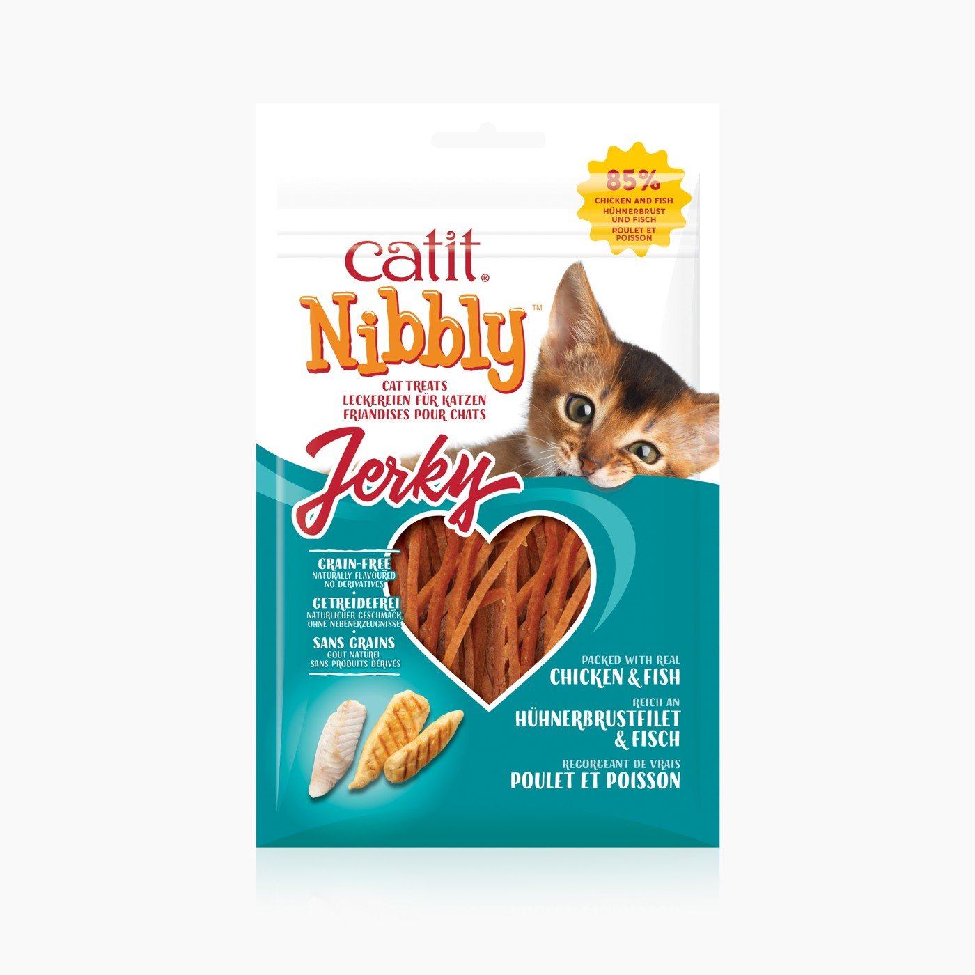 Catit – 6x Nibbly Jerky Treat for Cats – Chicken & Fish – 30g v:9459667 Catit – 6x Nibbly Jerky Treat for Cats – Chicken & Fish – 30g v:9459667
